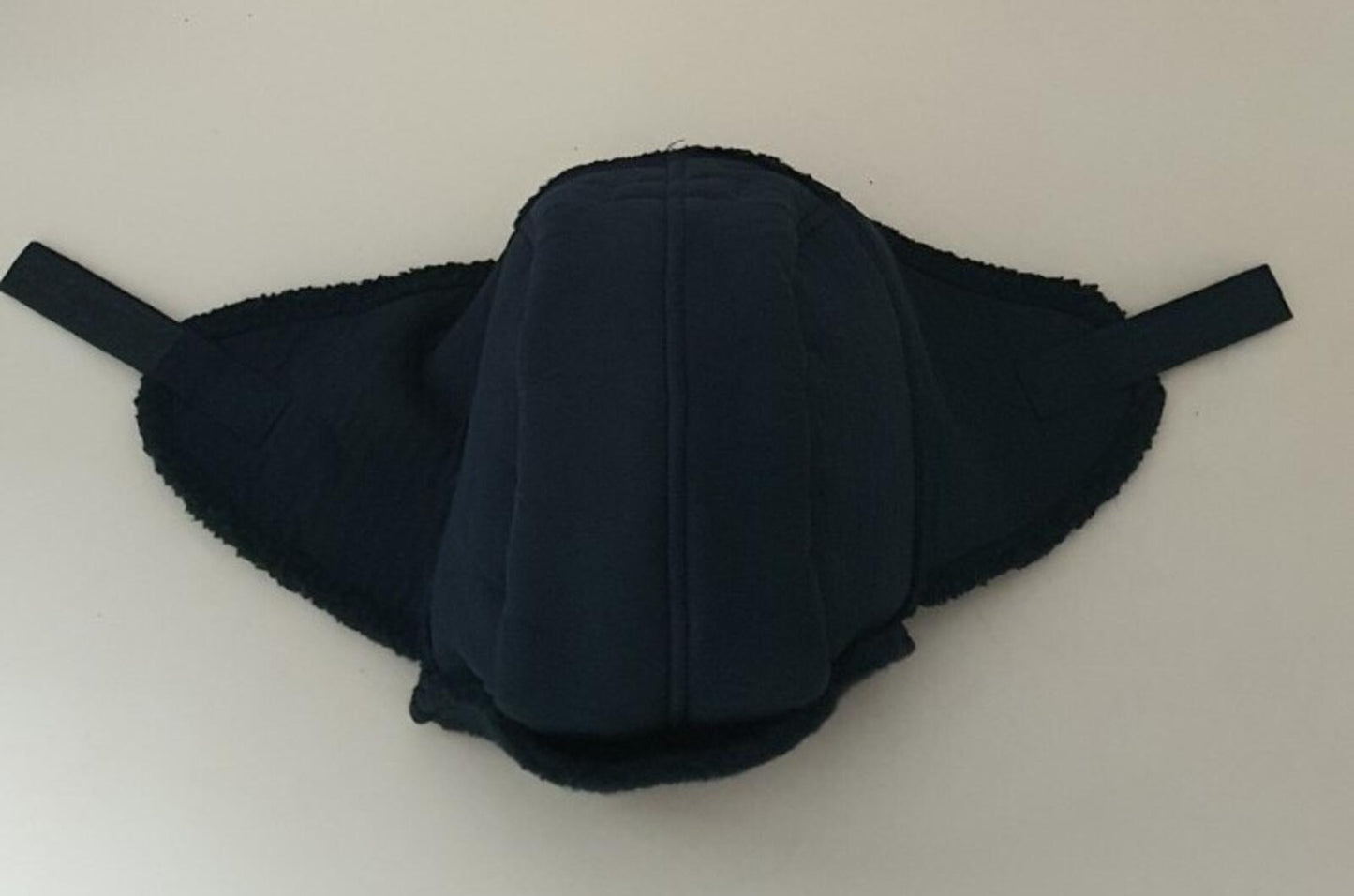 FW15 Supreme Faux Shearling Trooper Hat Navy