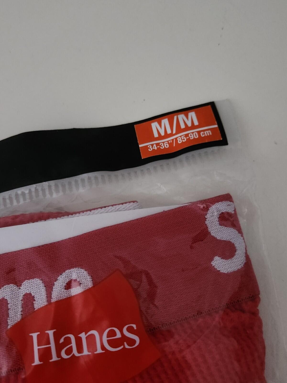 FW20 Supreme Hanes Thermal pant (1 pack) Red logos size M