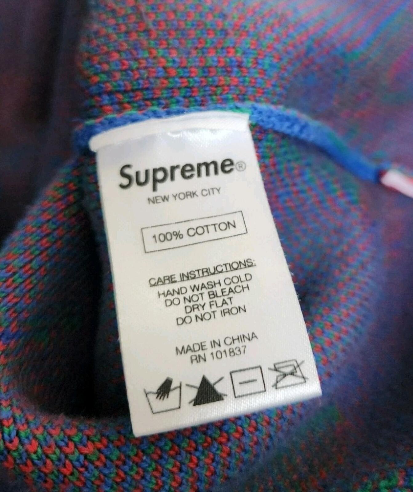 FW14 Supreme Supreme Cherries Knitted Sweater Blue Size M Luka Sabbath