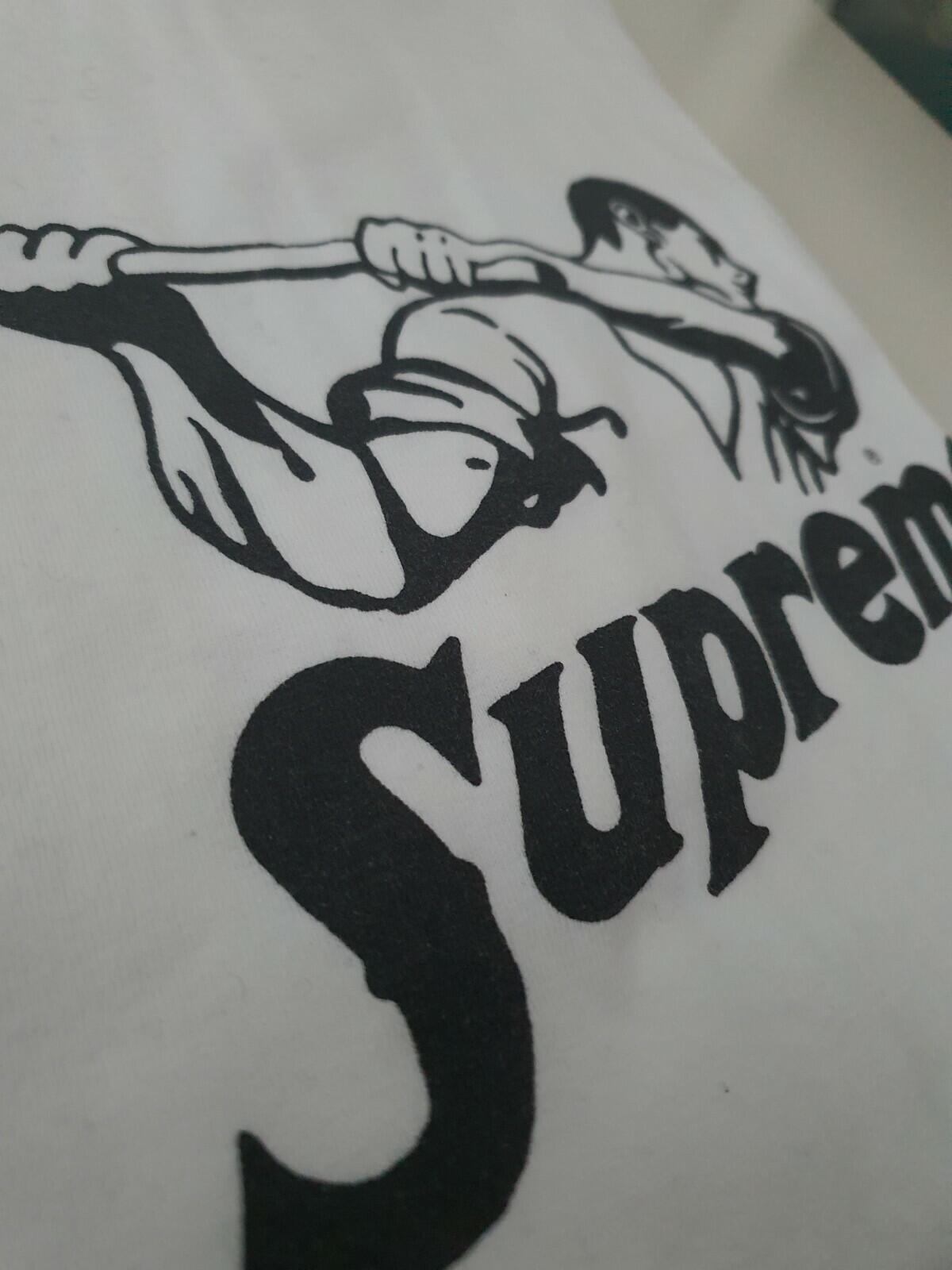 SS09 Supreme Sledge Hammer white Tee size large T-Shirt vintage Very Rare