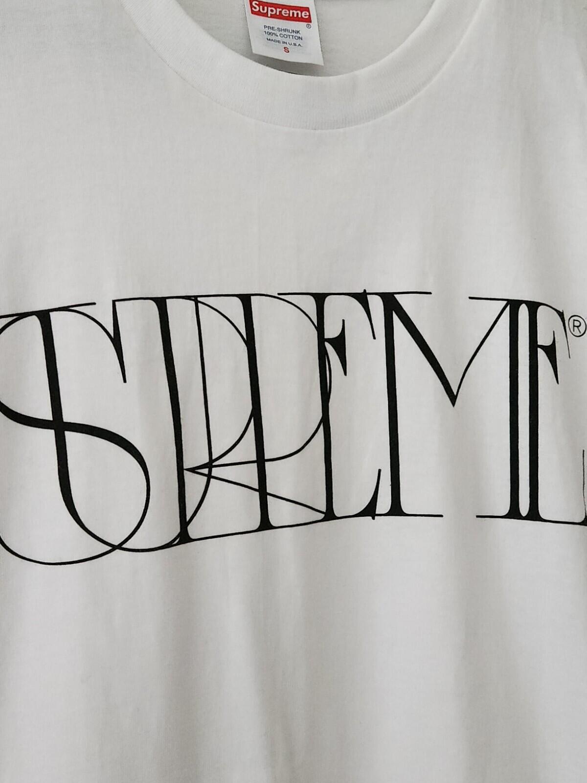 Camiseta Supreme Trademark PV22 talla S pequeña Blanca Camiseta Nueva