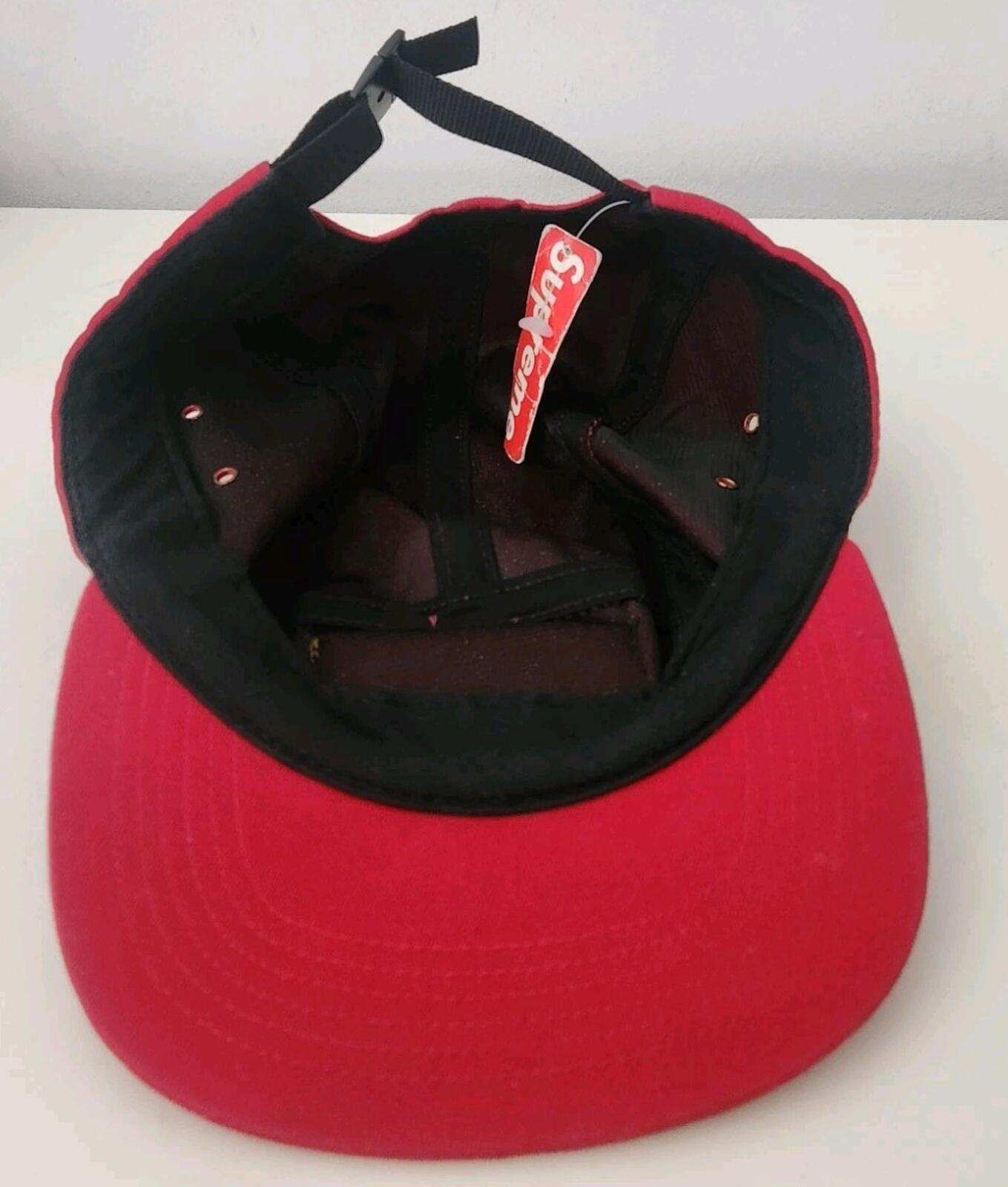 FW15 Supreme Big Game Camp Cap Red Hat Made In U.S.A Vintage 2015 New With Tag