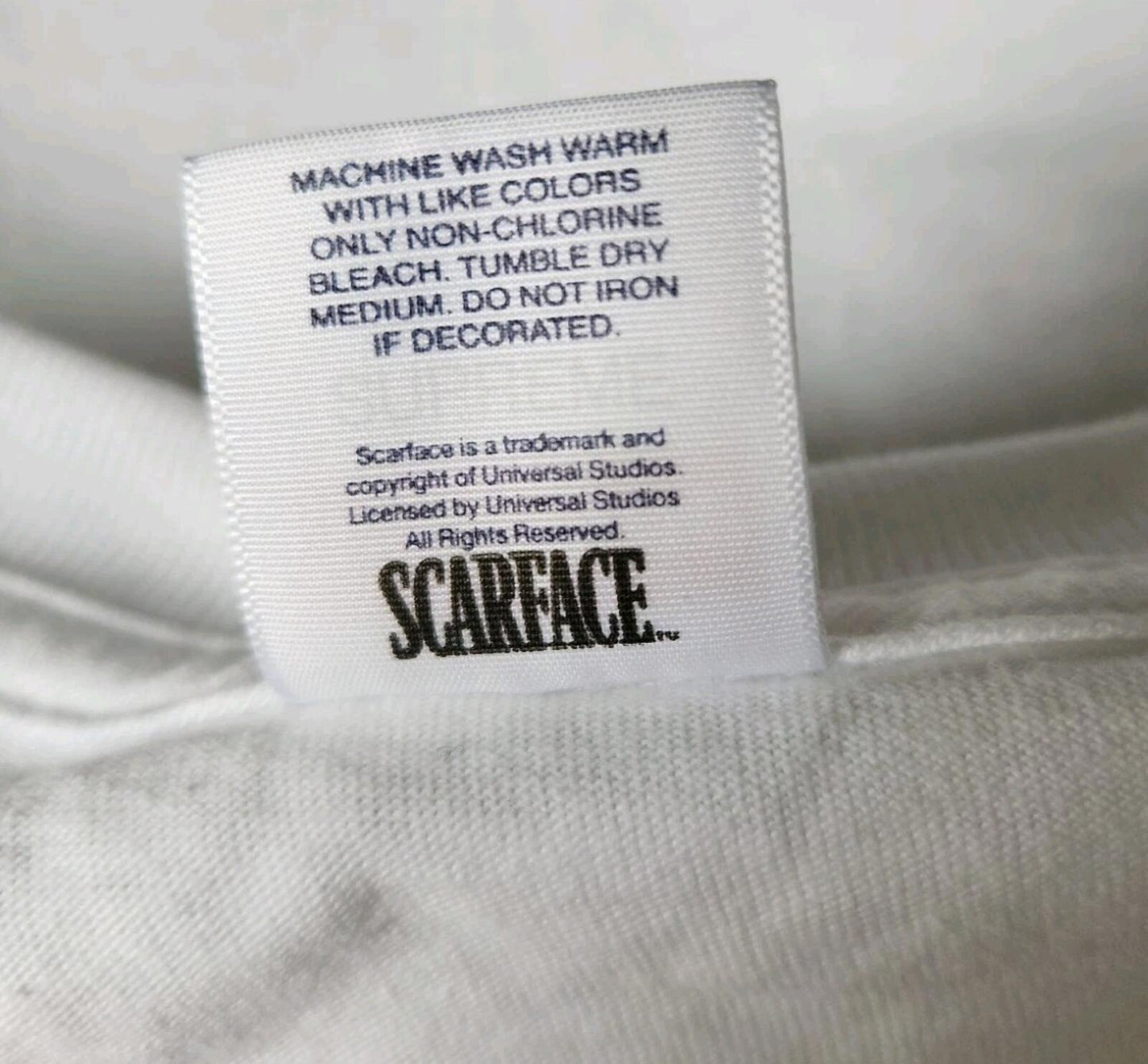 FW17 Supreme x Scarface Blimp Tee Weiß 1x getragen T-Shirt Größe L groß Film
