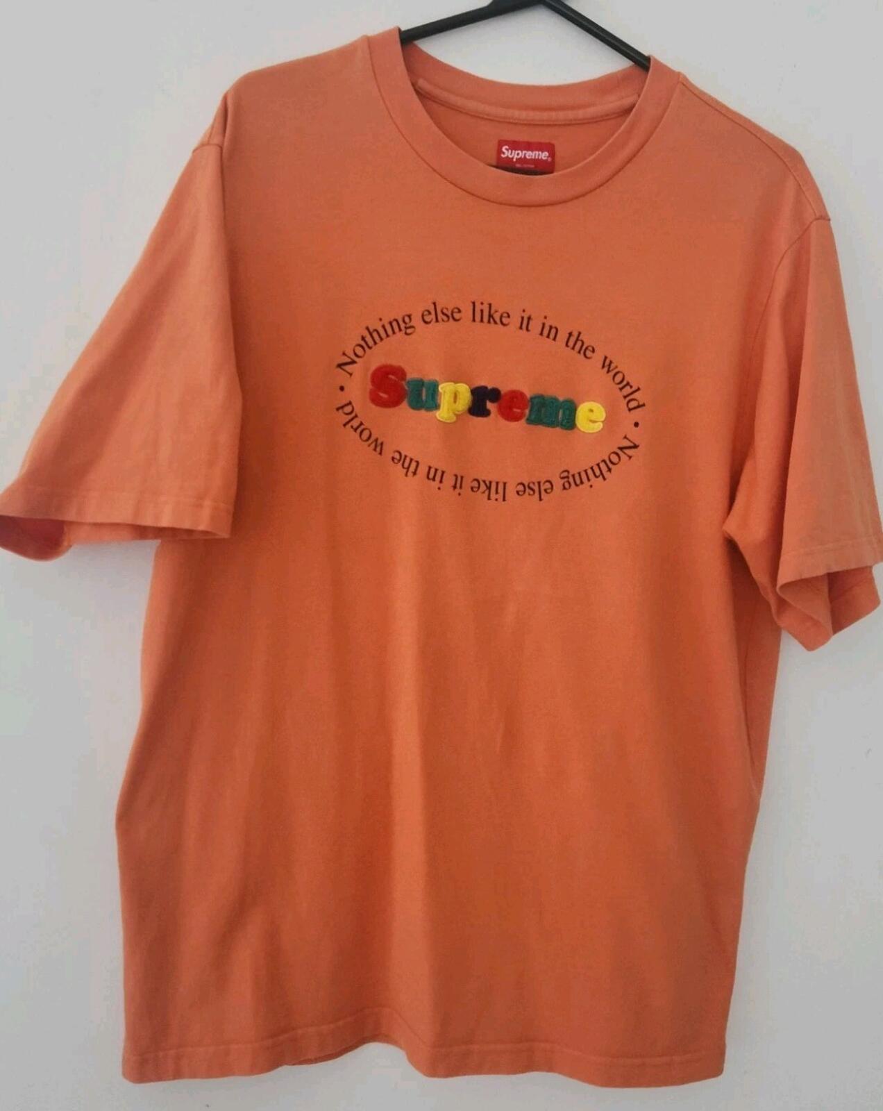 SS20 Supreme Nothing Else S/S top Orange Tee Size M