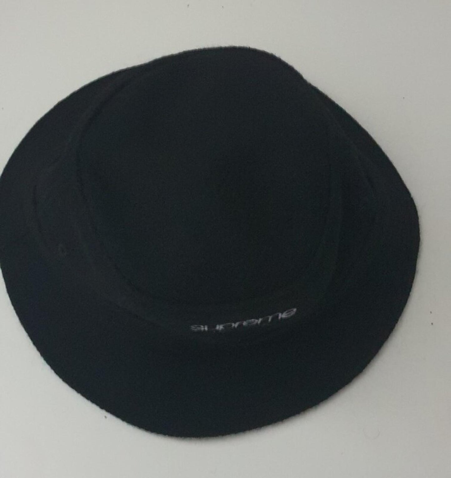 FW21 Supreme Harris Tweed Classic Wool Crusher Hat Black Size S / M