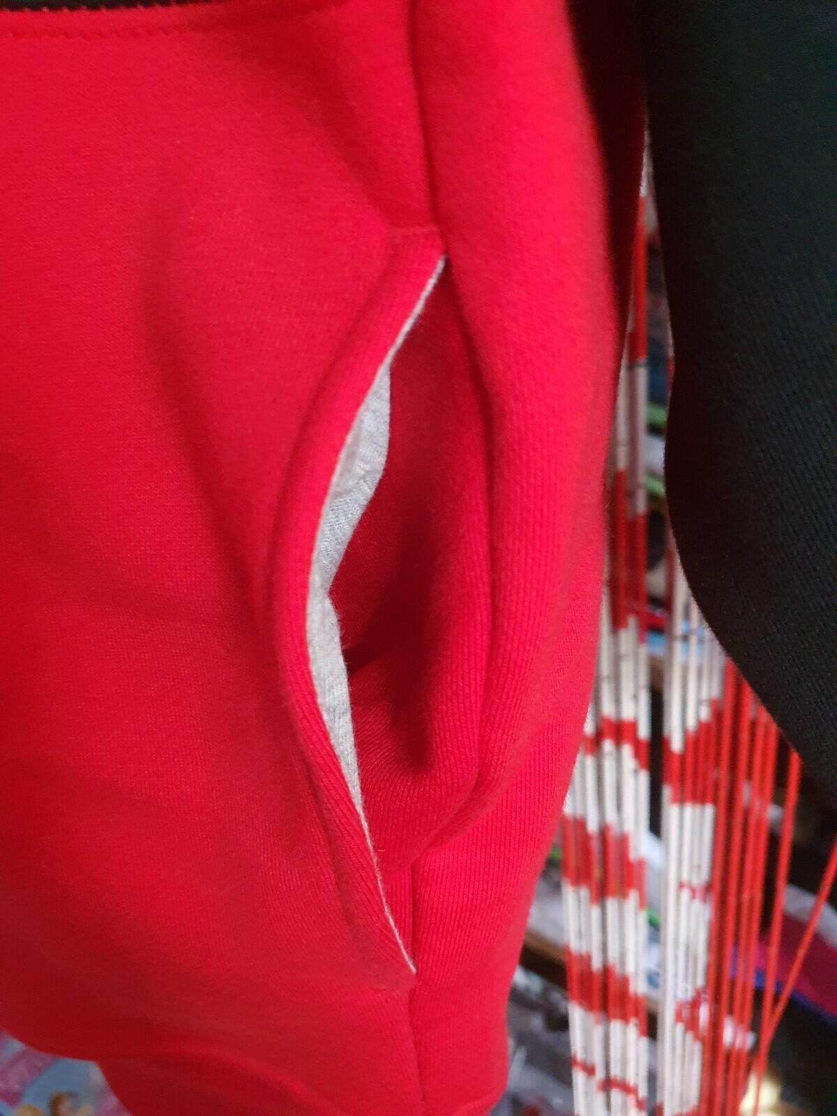 SS14 Supreme x Champion Hooded Sweatshirt Red Size L
