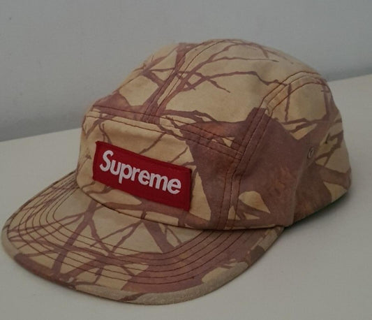 FW12 Supreme Tree Camo camp cap vintage hat from 2012 red box logo Very Rare