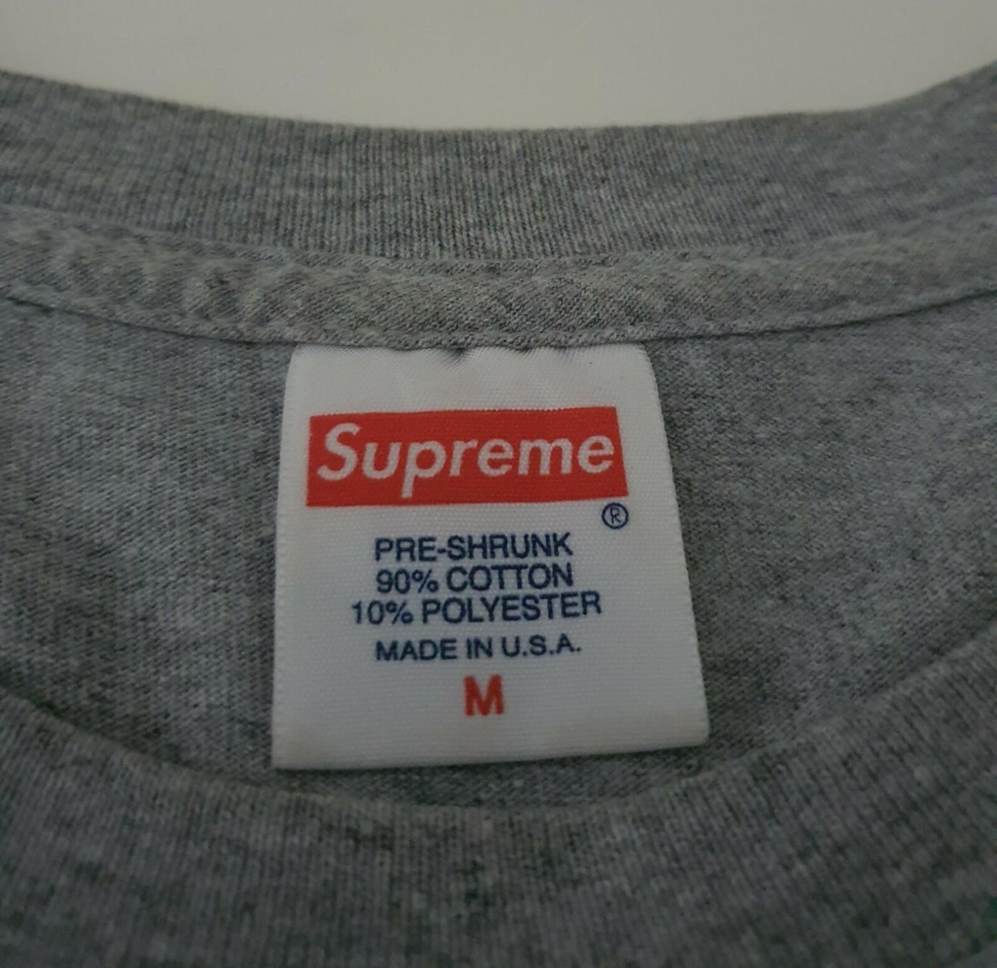 SS14 Supreme 20th Anniversary Box Logo T-Shirt Heather Grey T-Shirt M Medium Selten