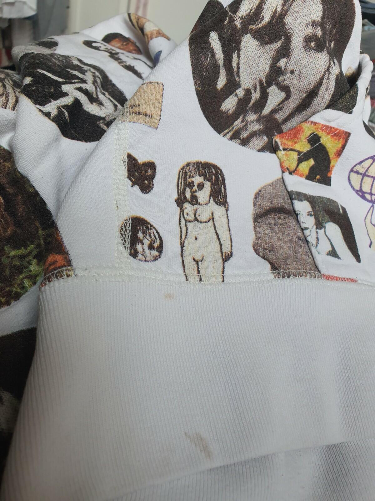 SS17 Supreme Thrills Hooded Sweatshirt White Size M