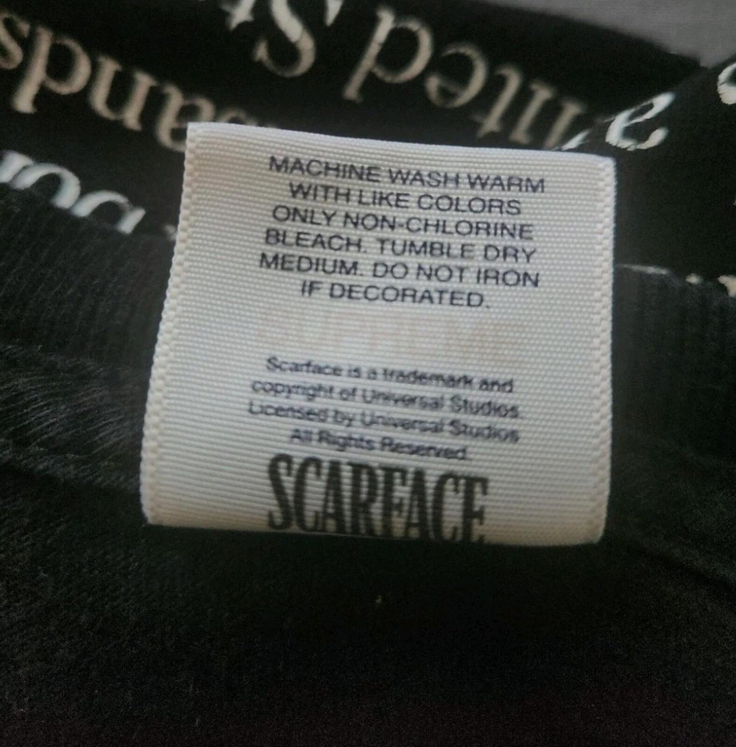 FW17 Supreme x Scarface Friend Tee Black Size M