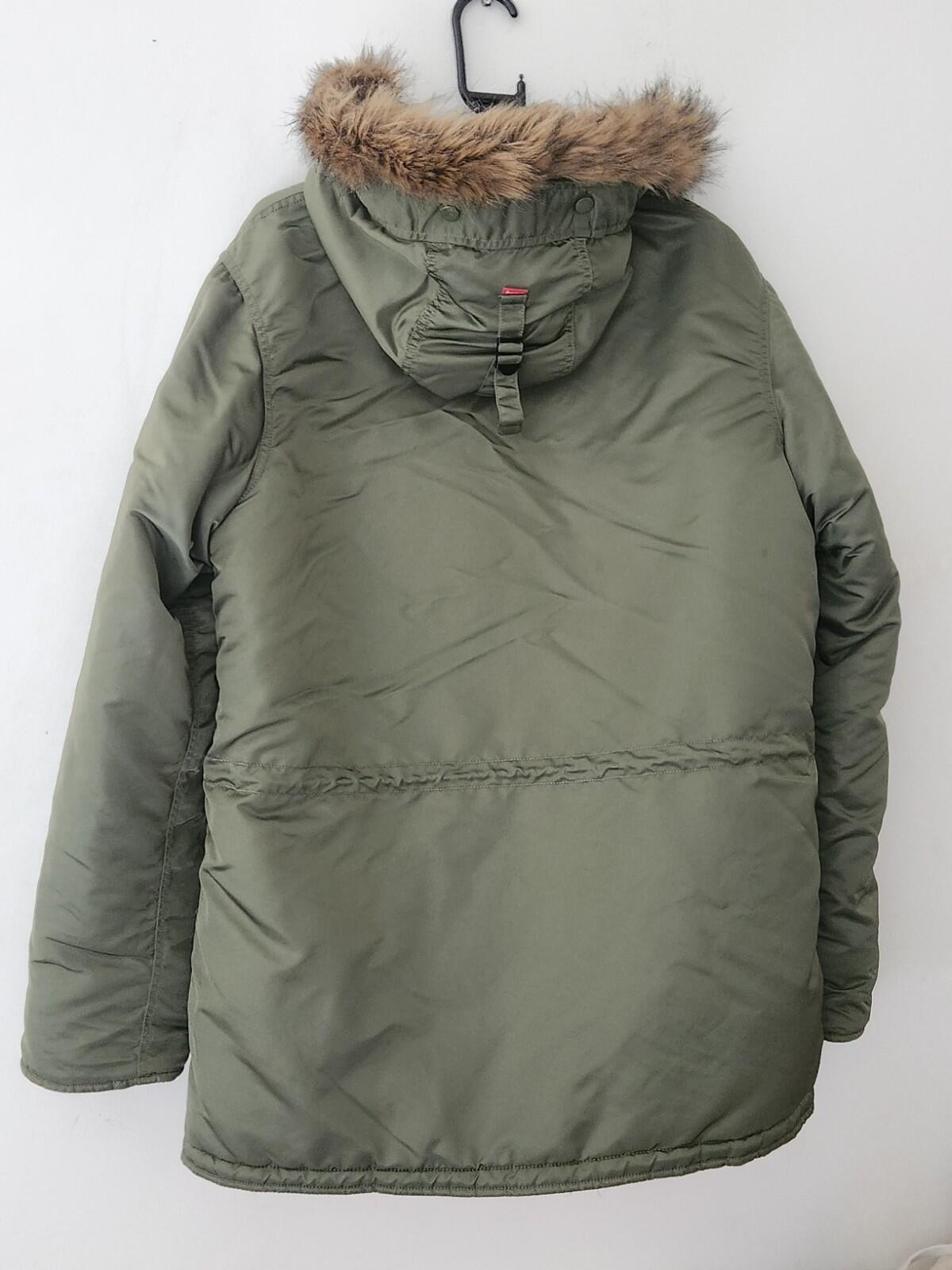 FW16 Supreme Arc Logo N-3B Parka Olive Size L Justin Bieber