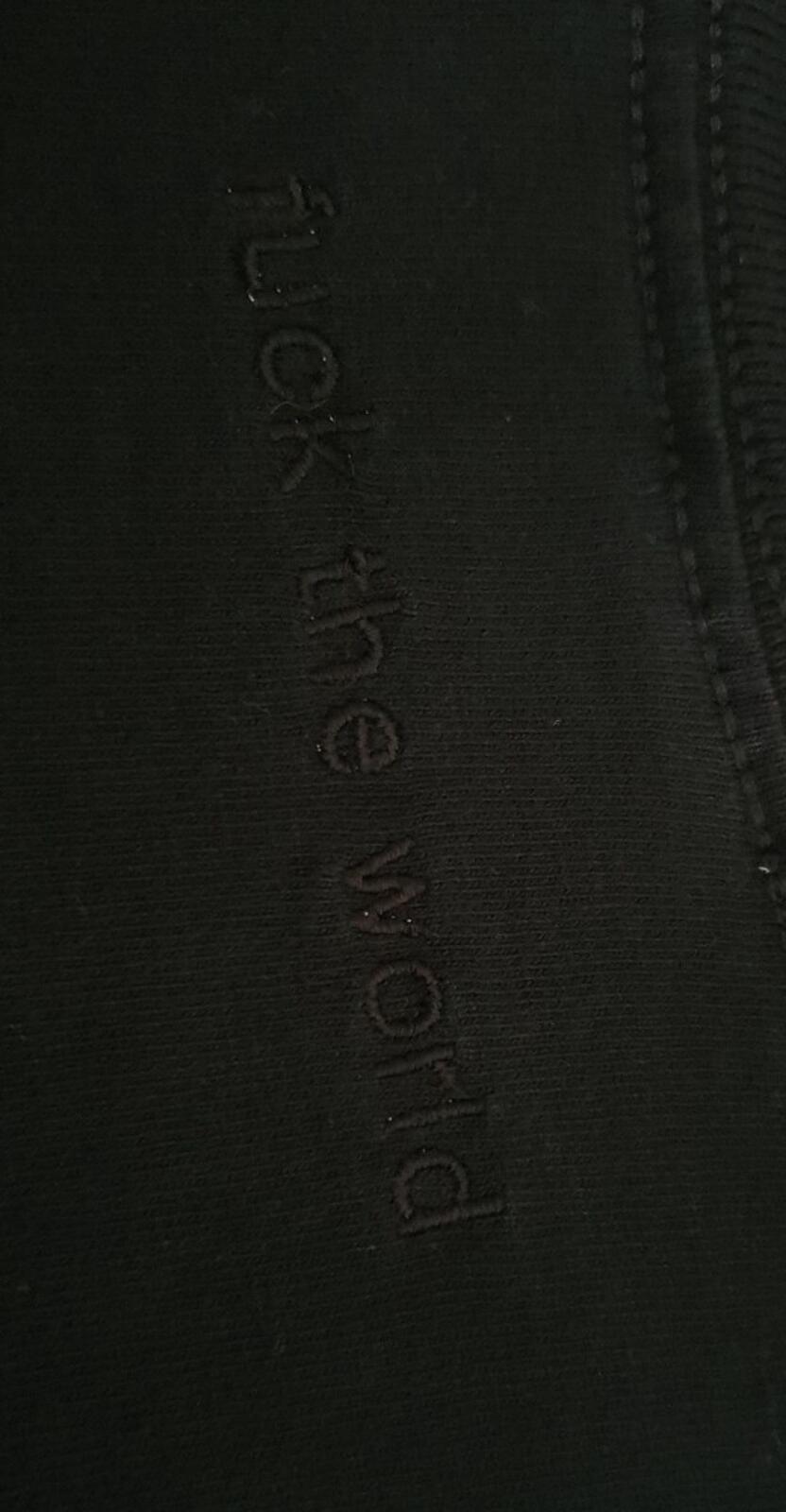 SS18 Supreme FTW Tee T-shirt Size XL Black FUC K THE WORLD