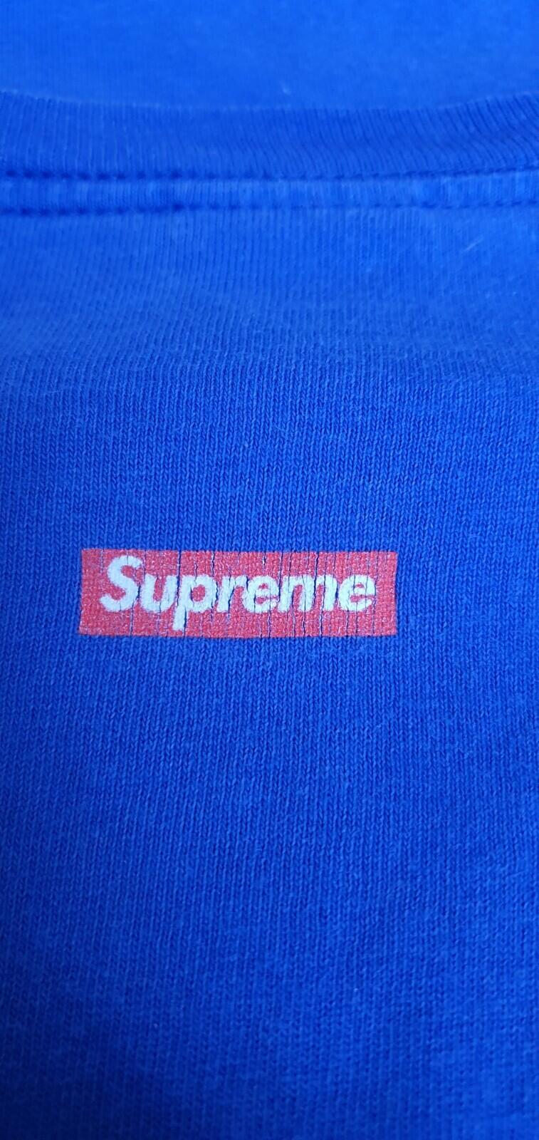 FW08 Supreme Chaos tee blue t-shirt L large vintage from 2008 anarchy Very Rare