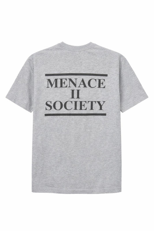 2003 Supreme Land of Opportunity / Menace II Society T-Shirt Heather Grey Größe L