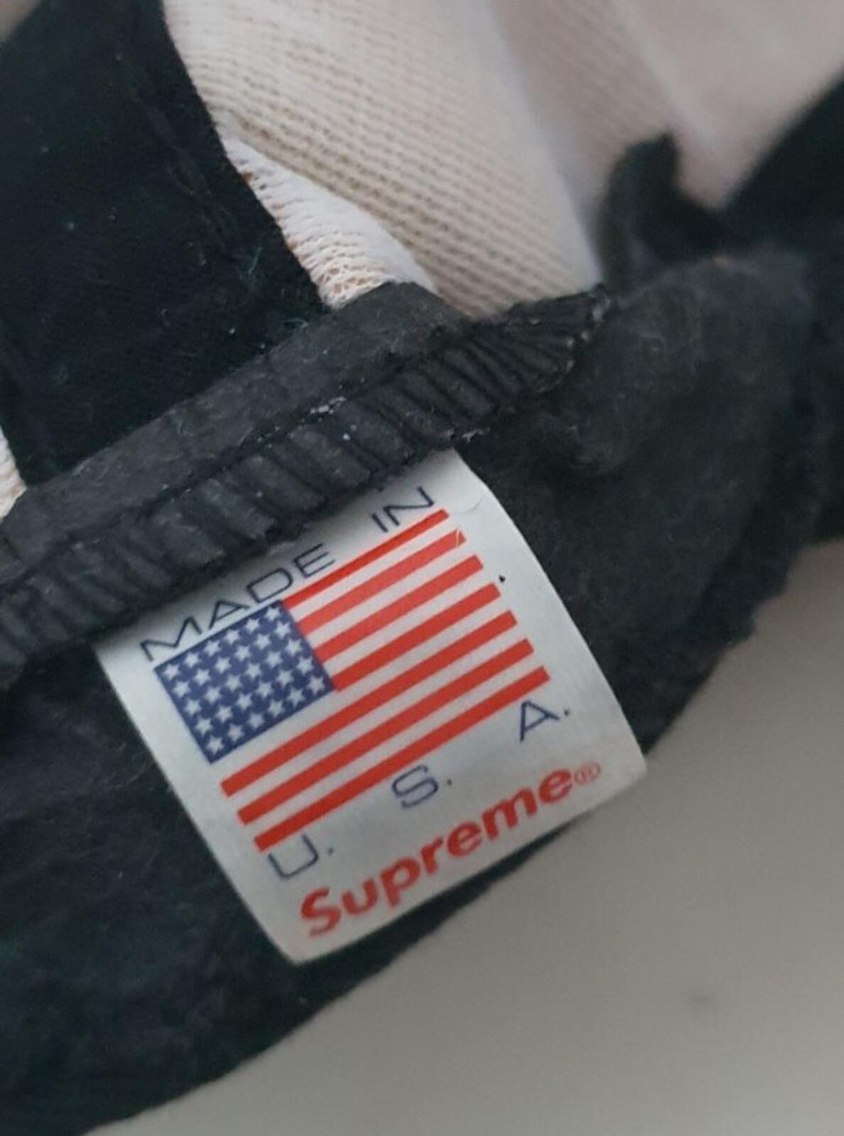 FW17 Supreme High Protein black 5-panel hat cap dog