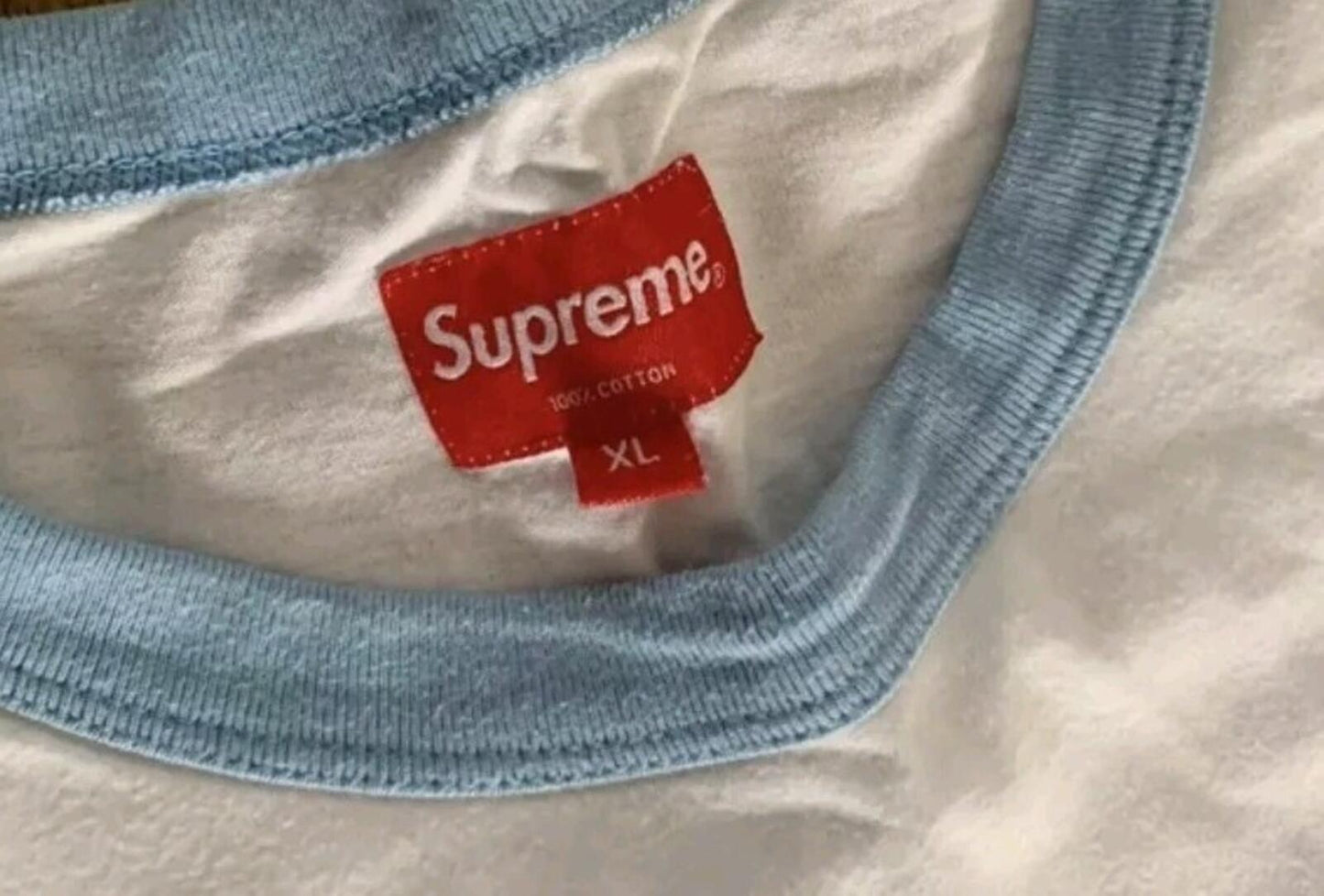 SS16 Supreme Betty Boop Raglan L/S tee Light Blue Size XL