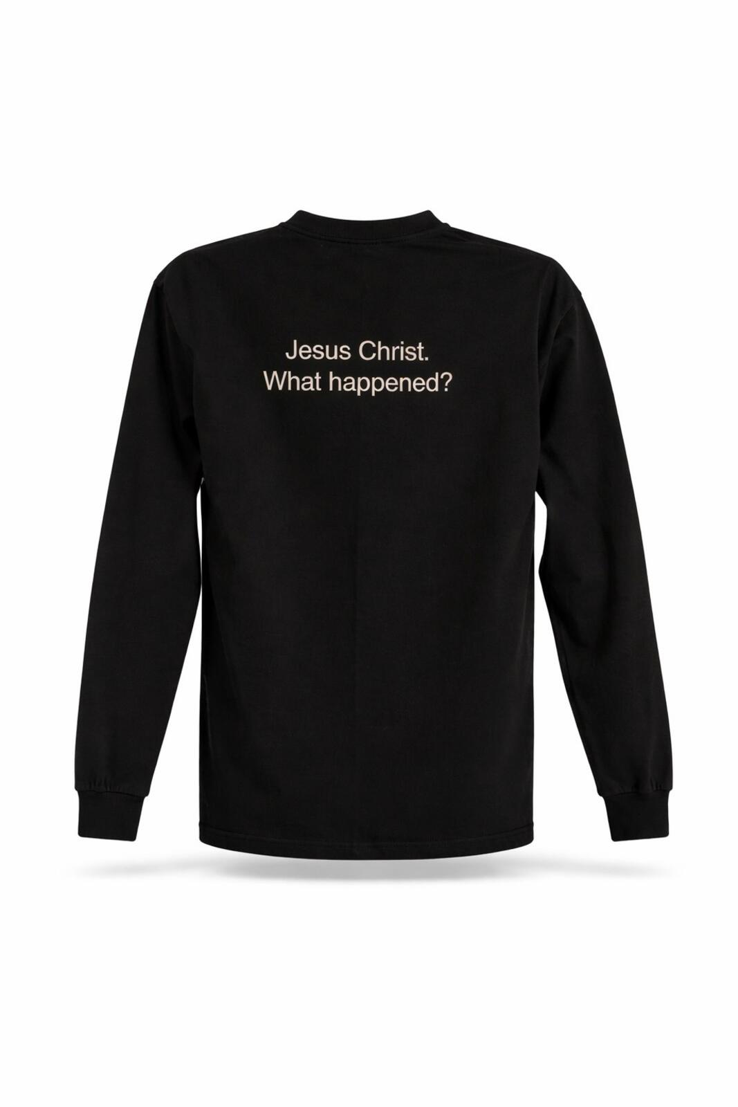 SS15 Supreme KIDS Blunt black L/S Tee T-shirt Jesus Christ