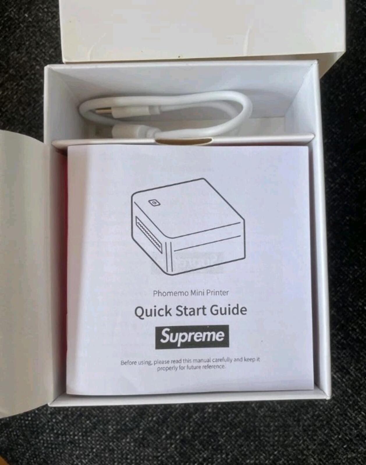 FW21 Supreme x Phomemo Pocket Printer Wireless Thermal Accessory