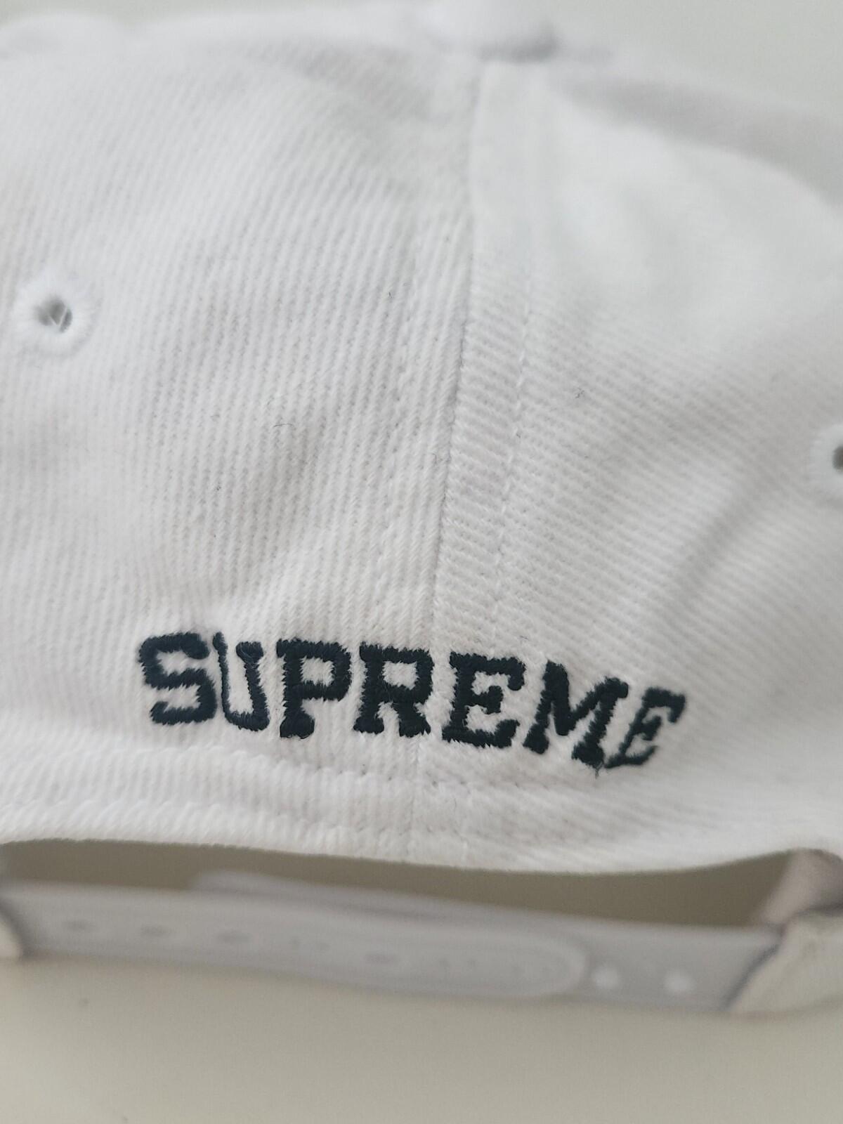 SS19 Supreme Love Each Other 6-Panel White Hat Cap Made In U.S.A