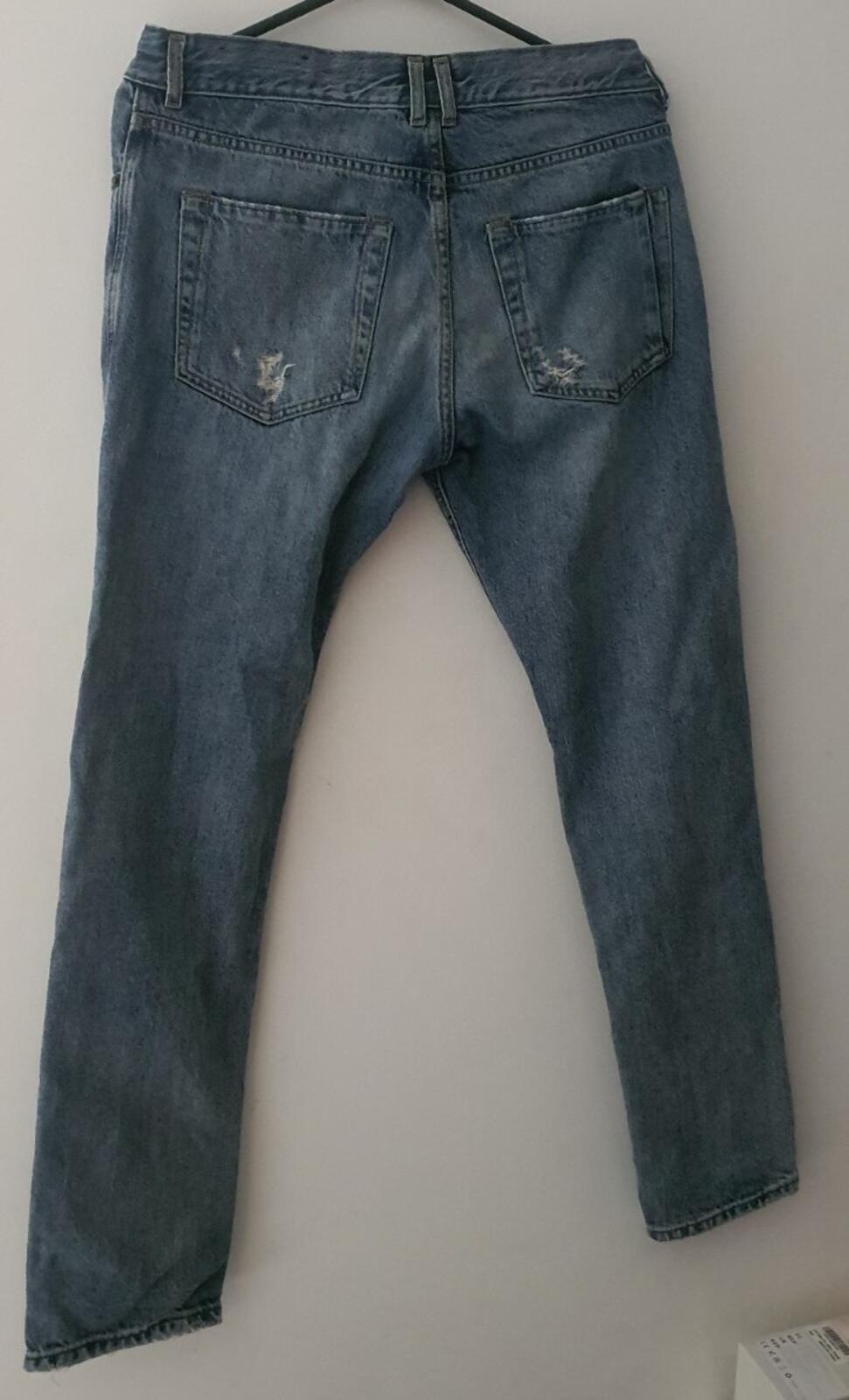 DIESEL Black Gold Graffity Print Jeans Denim Blue Size 30 W30 L30
