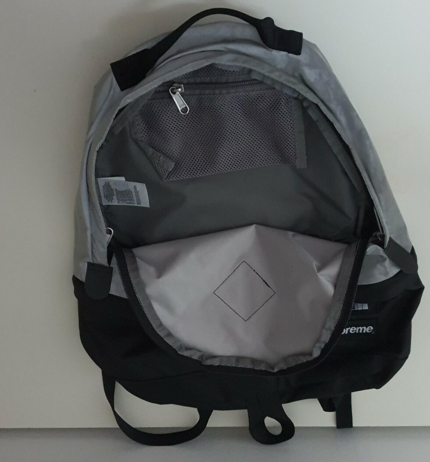 SS13 Supreme THE NORTH FACE 3M Reflective Day Pack Backpack Bag Silver