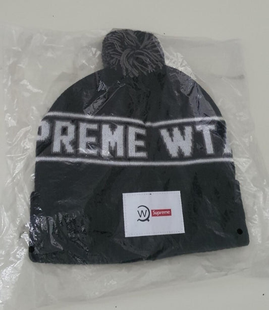Gorro FW21 Supreme x WTAPS Negro Nuevo y sin abrir