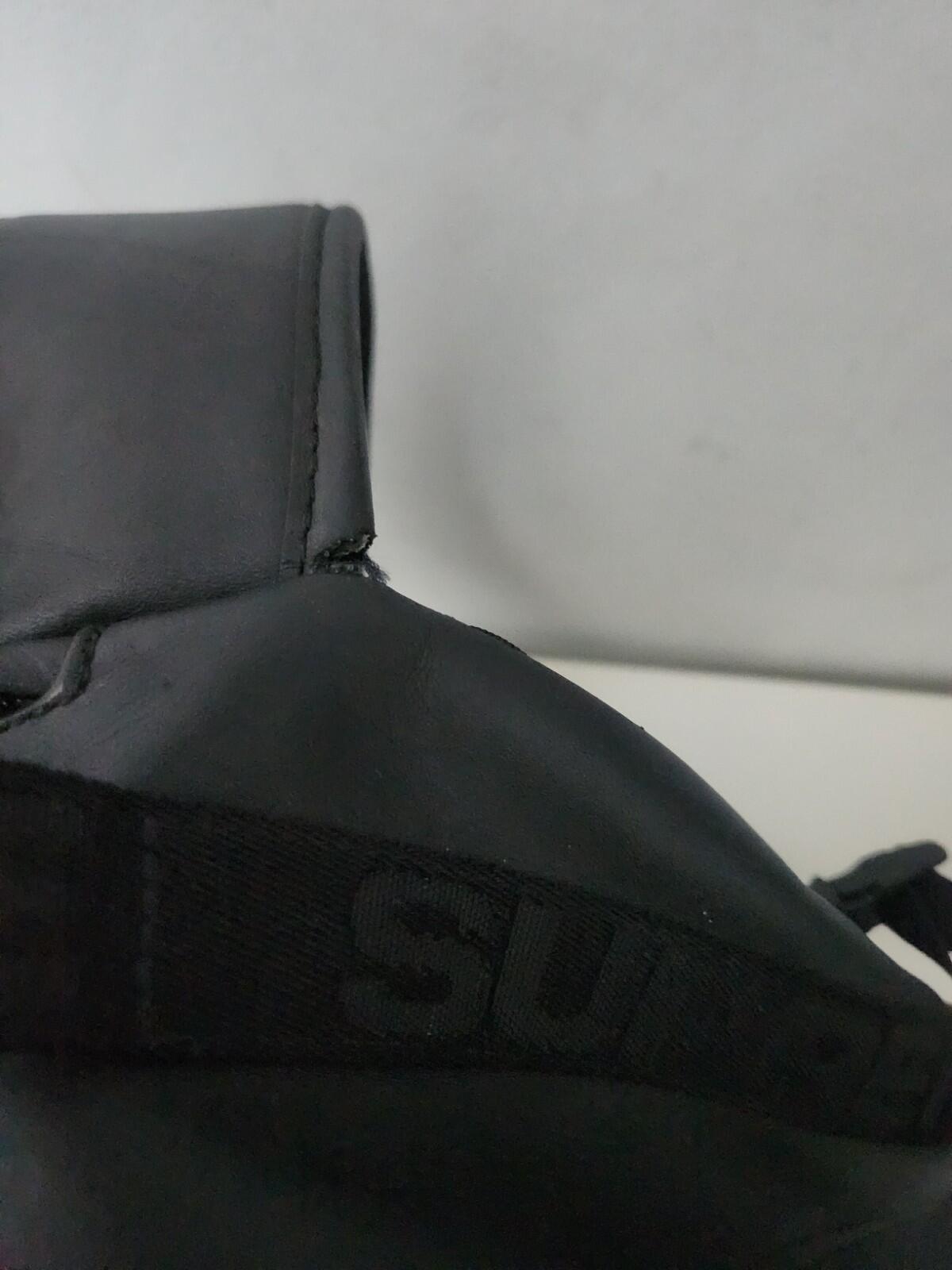 FW23 Supreme Leather Backpack Black