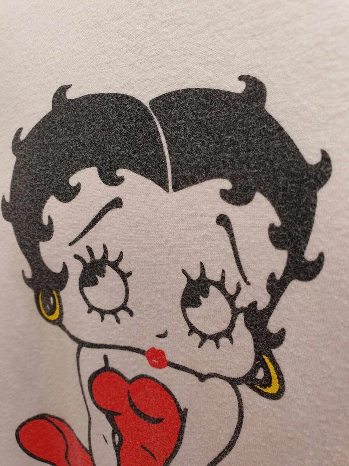 SS16 Supreme Betty Boop Raglan L/S tee Light Blue Size XL