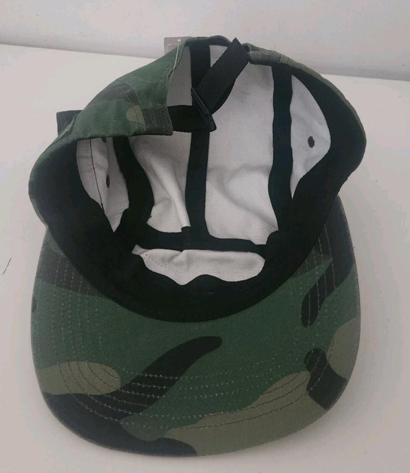 FW16 Supreme Side Pocket Camp Cap Camo Woodland
