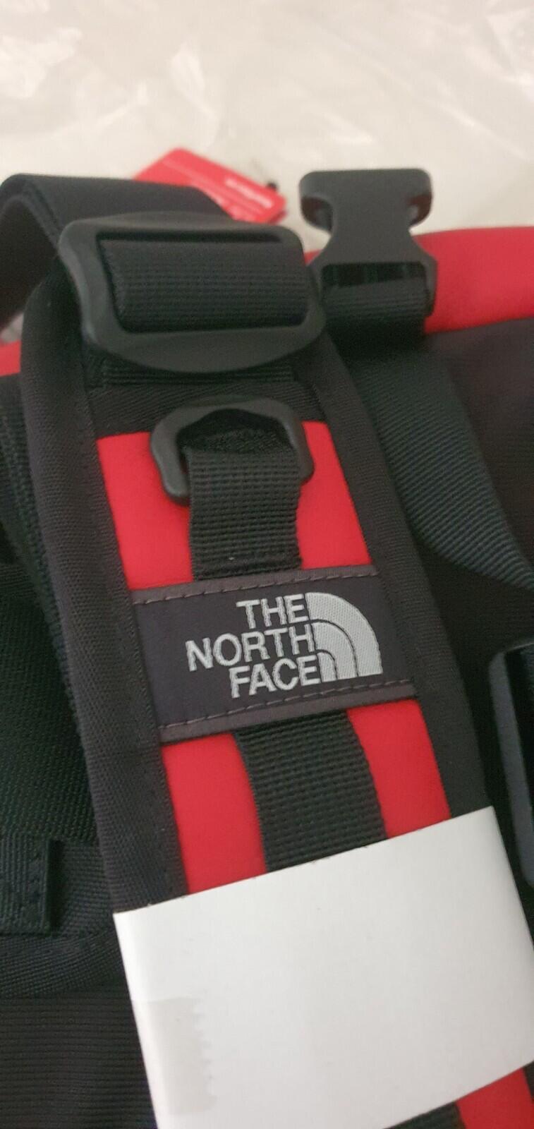 FW18 Supreme The North Face Leather Mountain Waist Bag Red shoulder Ultra Rare