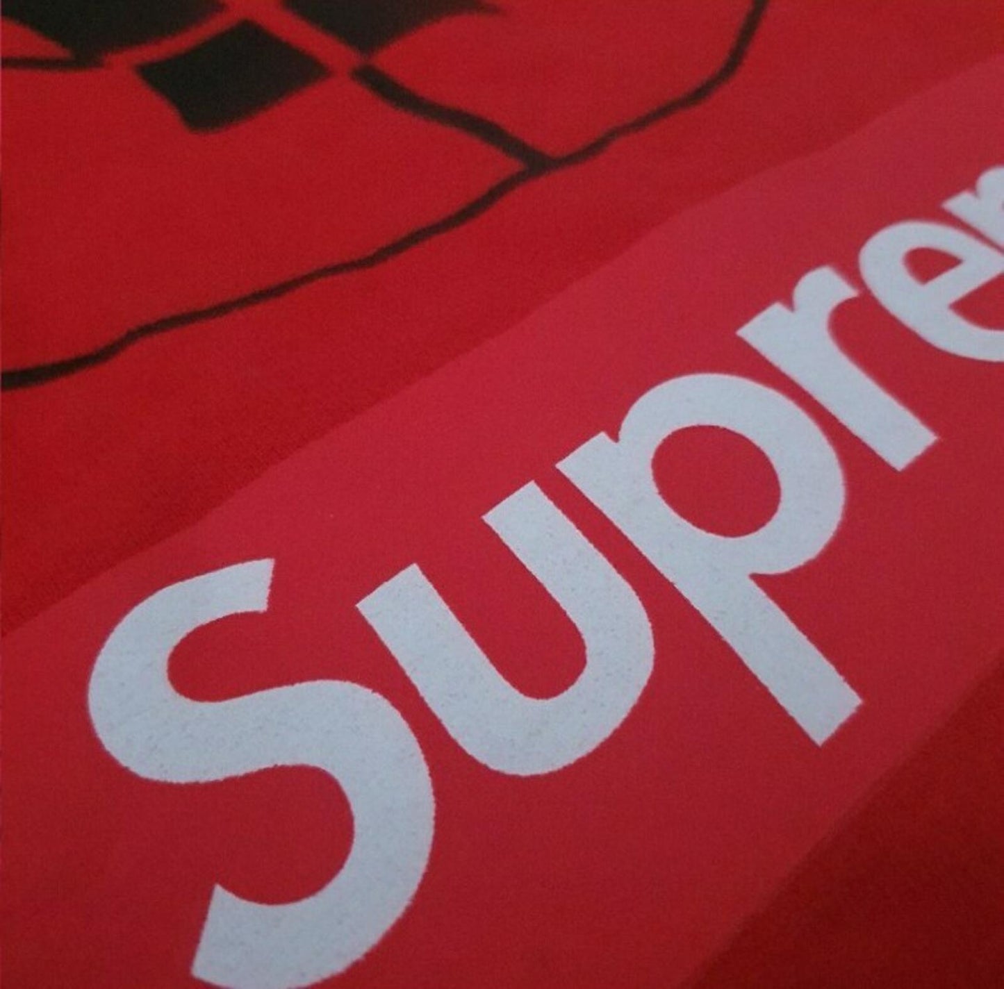 FW06 Supreme x Public Enemy Full Zip Hooded Sweatshirt Red Size L