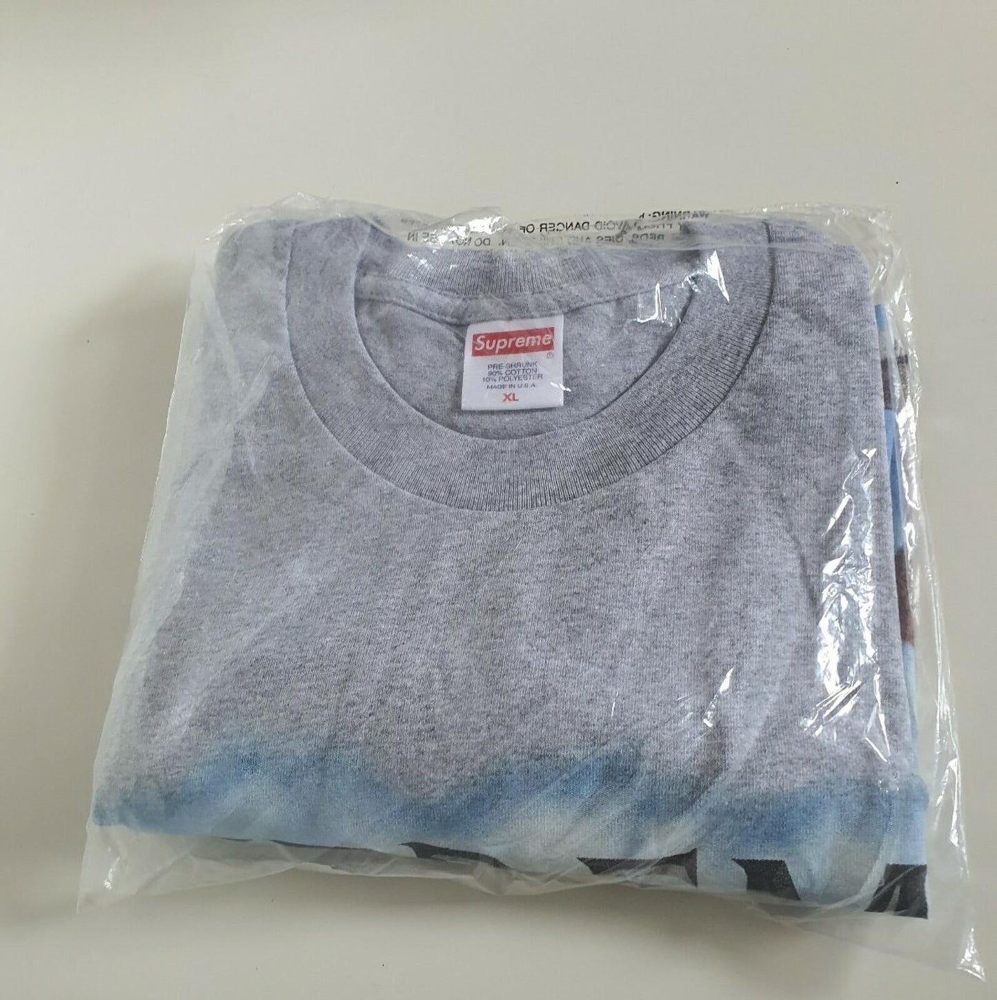 FW19 Supreme Levitation Tee Heather Grey Size XL