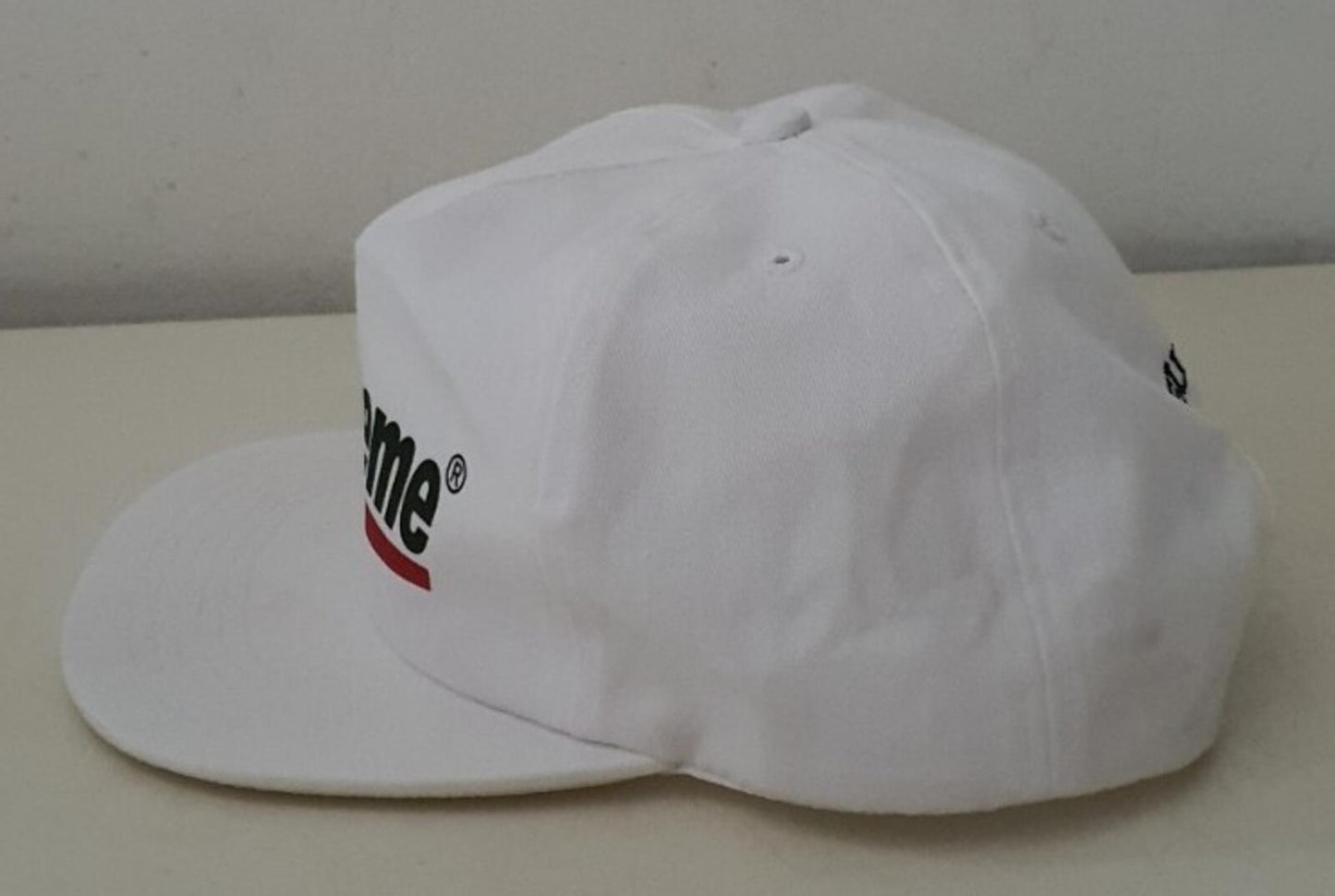 SS20 Supreme Underline 5-panel Cap White