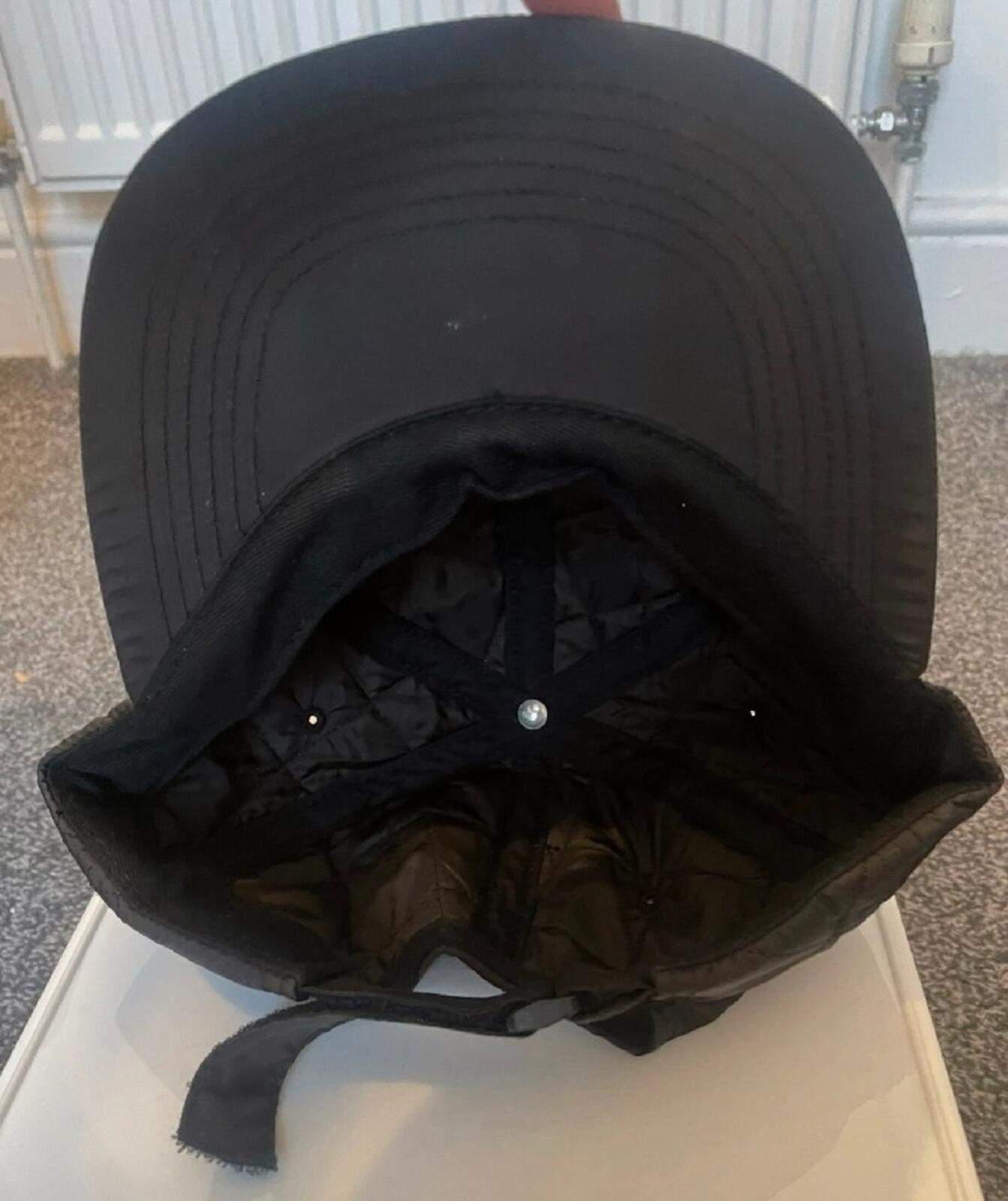 Gorra negra rara Supreme Acolchada Nylon 6 paneles FW14