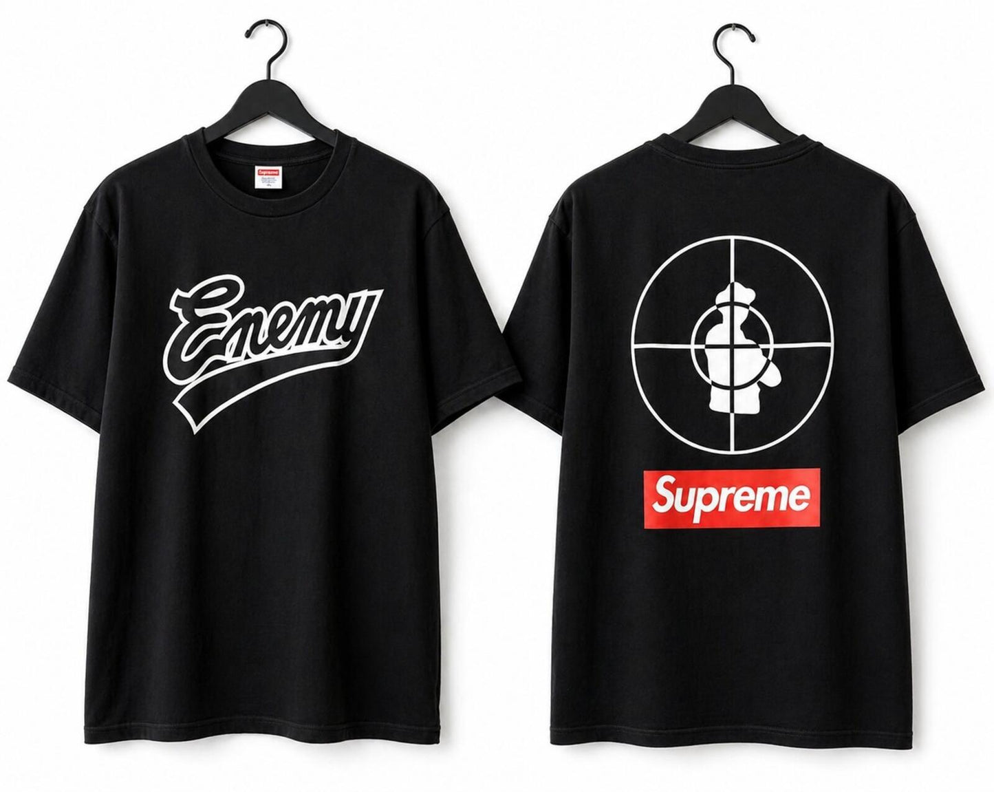 SS06 Supreme x Public Enemy Tee Black Size L