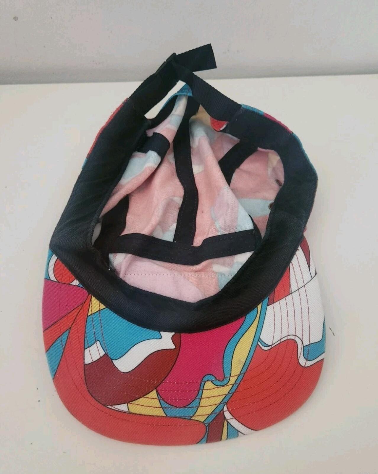 SS16 Supreme Abstract camp cap red blue box logo rare hat made in USA
