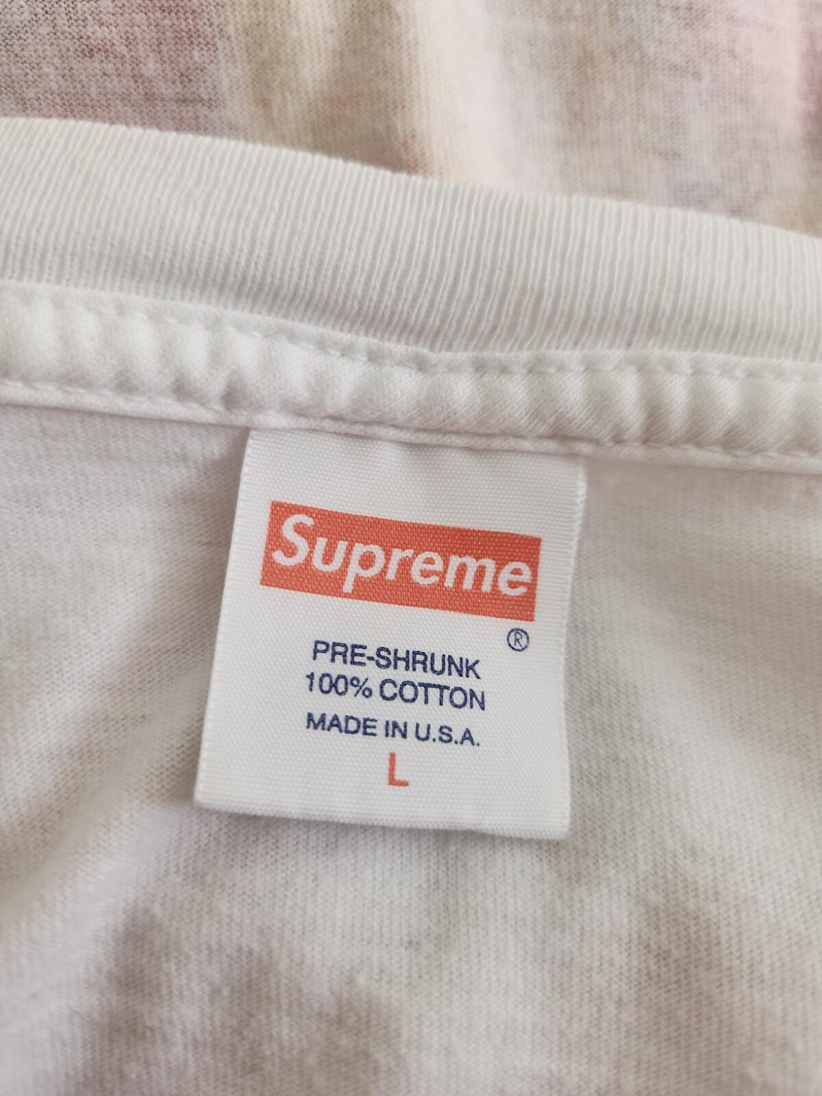 SS14 Supreme Industrial Tee Size L White Vintage T-shirt 014