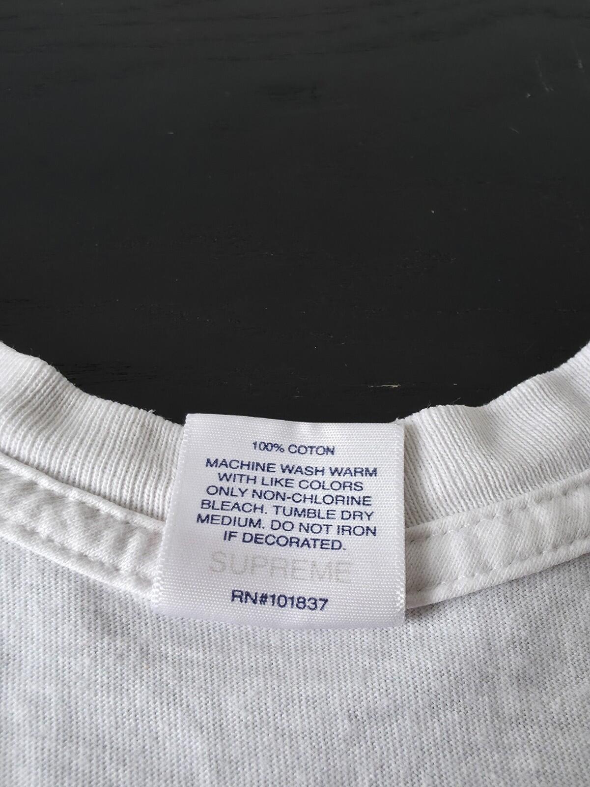 SS20 Supreme Laugh Now Camiseta Blanca Talla XL
