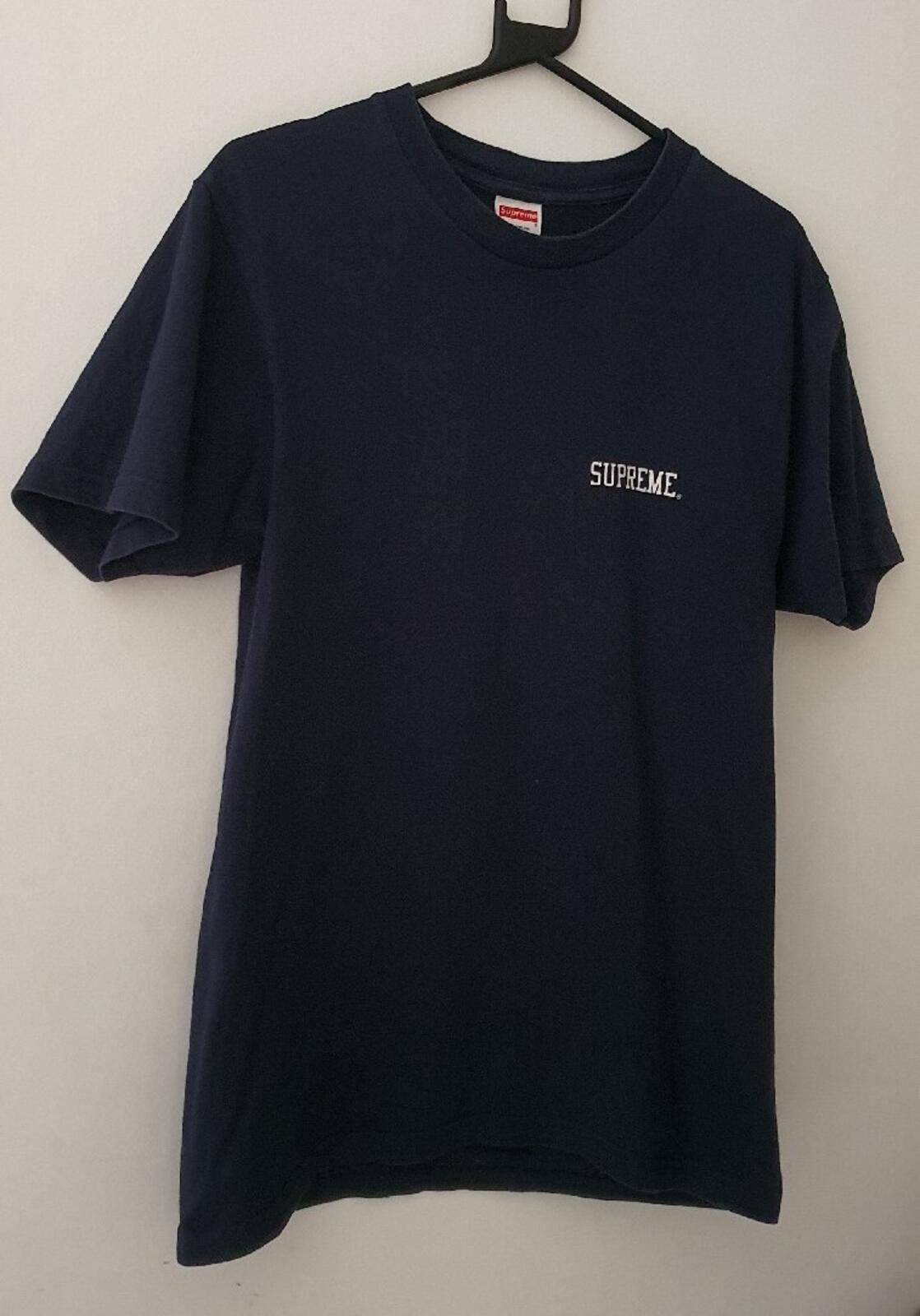 FW15 Supreme E.T Tee Navy T-shirt Size M Medium