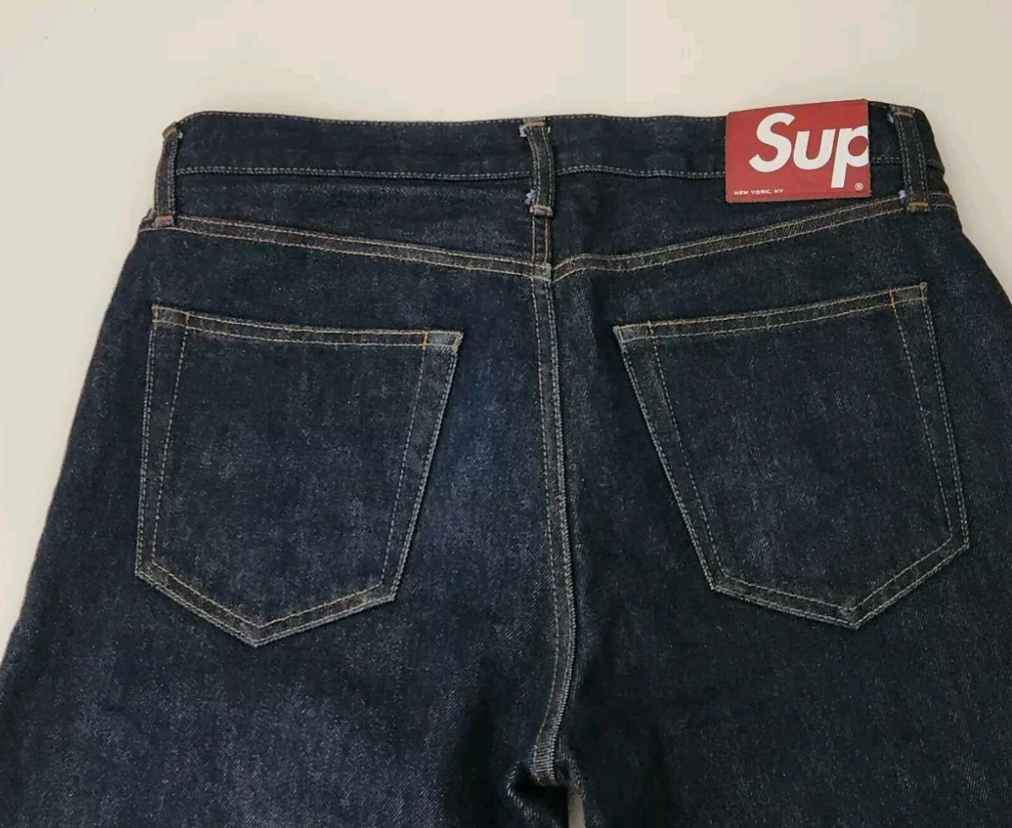 Supreme Indigo Slim Jeans size 32 Jean Made In Japan Trousers W32 L32