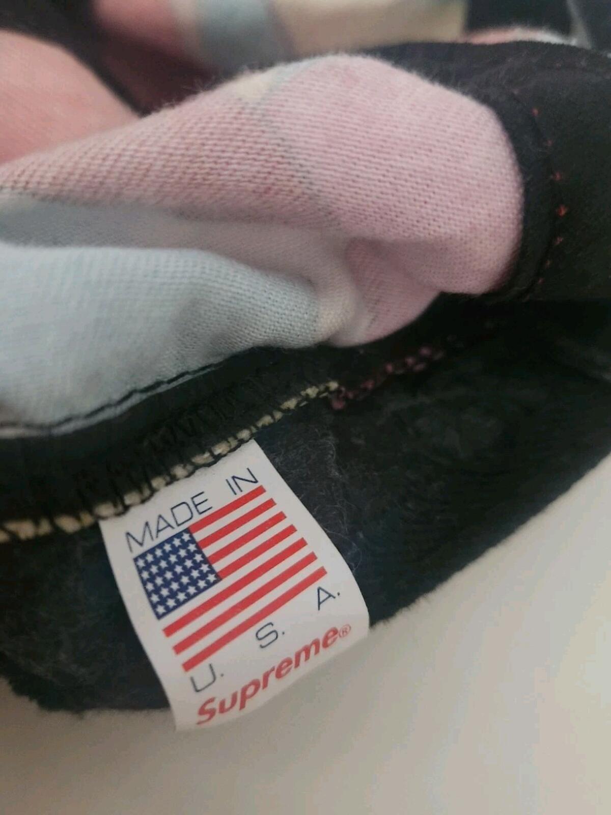 SS16 Supreme Abstract camp cap red blue box logo rare hat made in USA
