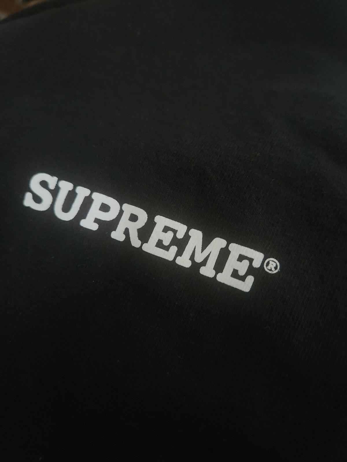 SS24 Supreme Patchwork T-Shirt M Medium Schwarz T-Shirt Artwork von Shaun Crawford