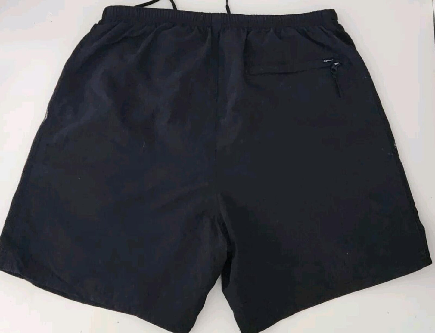 SS20 Supreme Malla Panel Bañador Negro Talla M