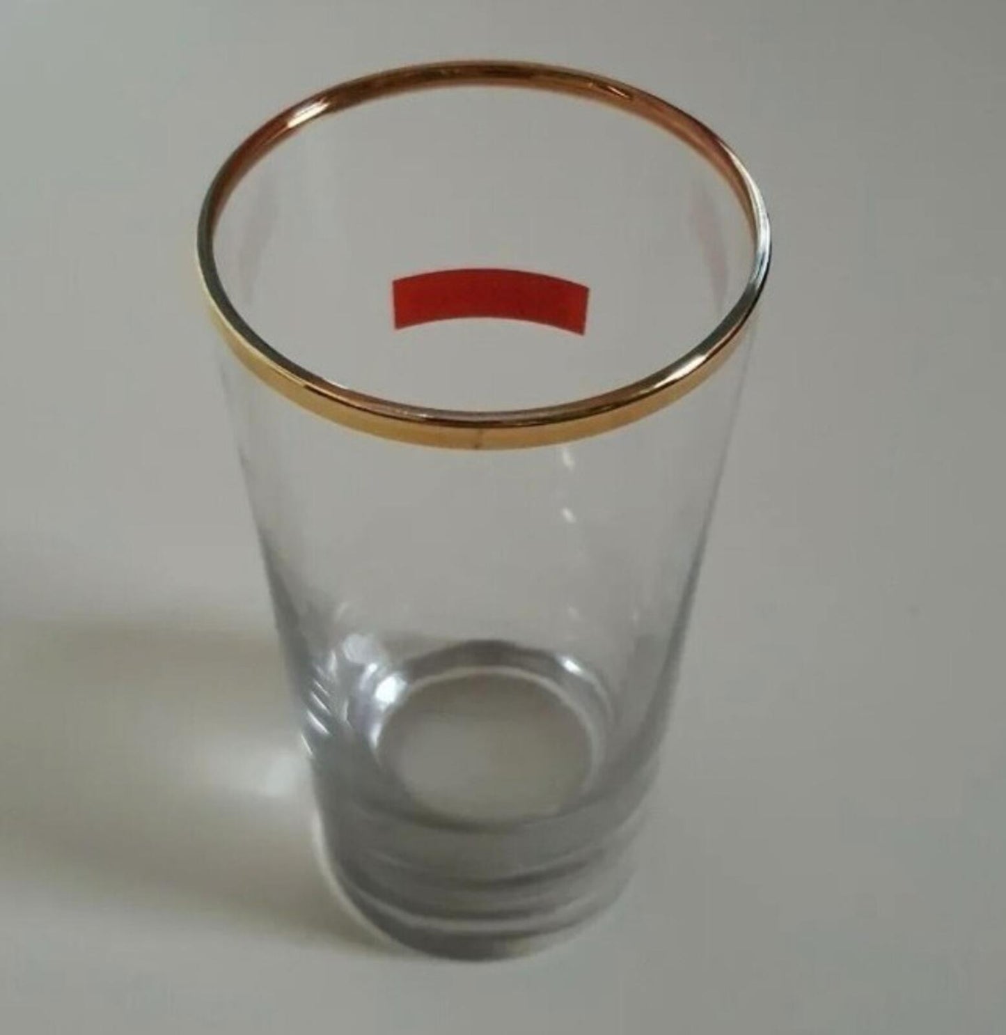 FW15 Supreme Bar Glass clear small red box logo Accessory