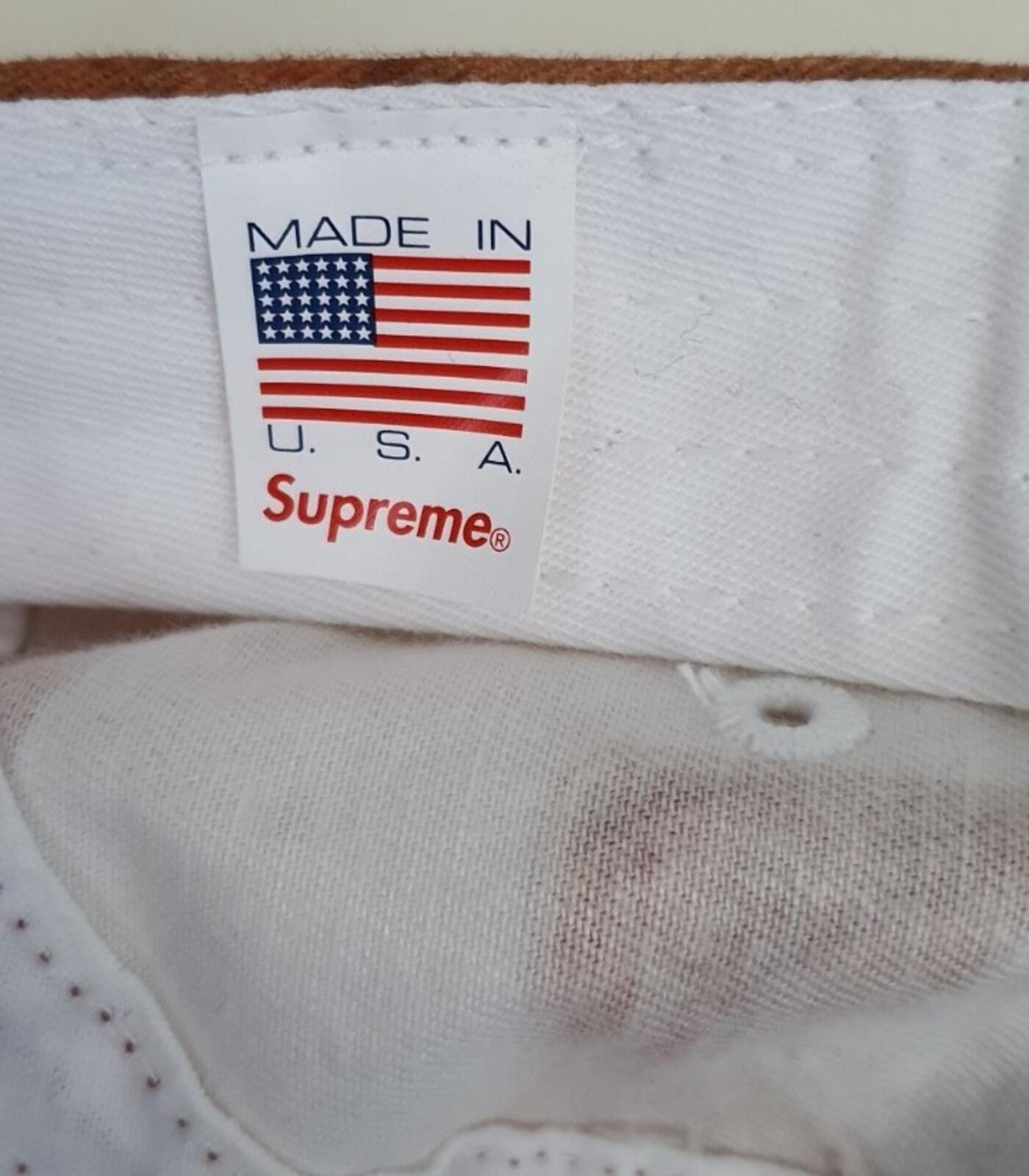 FW17 Supreme Blood and Semen Camp Cap weiße Mütze Box Logo Neu