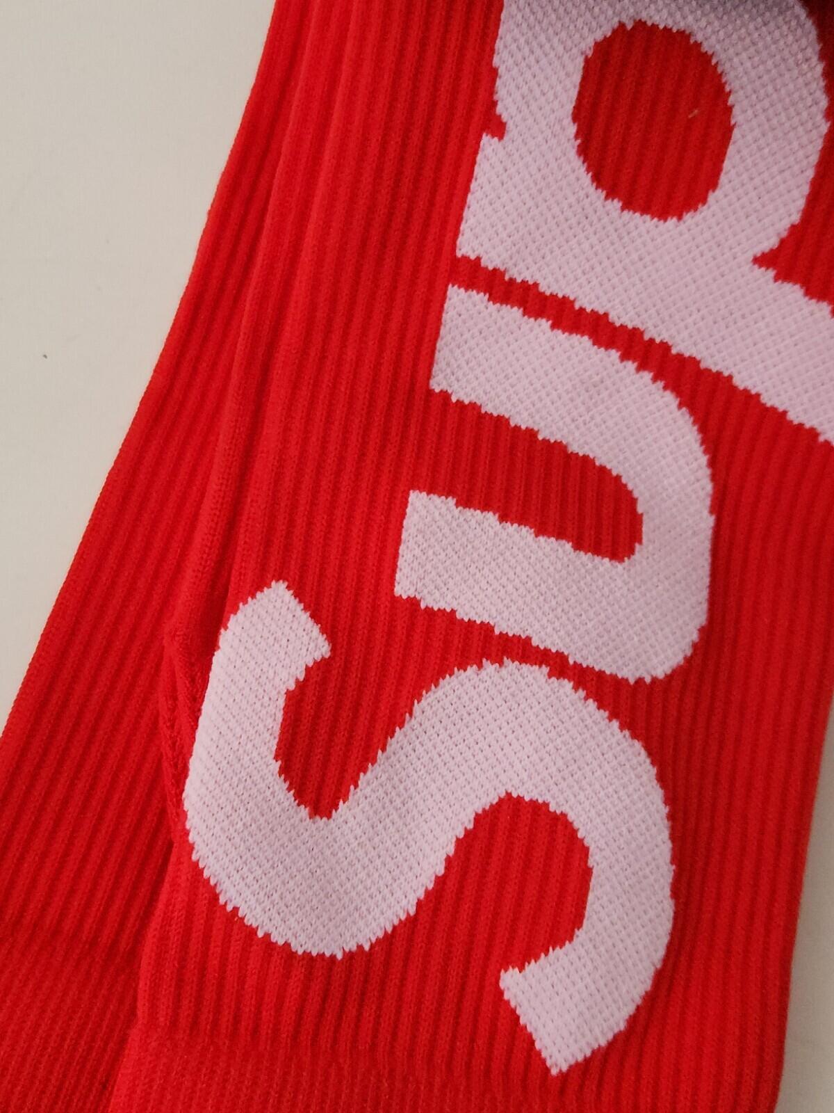 Supreme Nike Lightweight Crew Socks Size 5 Red (1 pack) UK 11-12.5 EUR 46-48