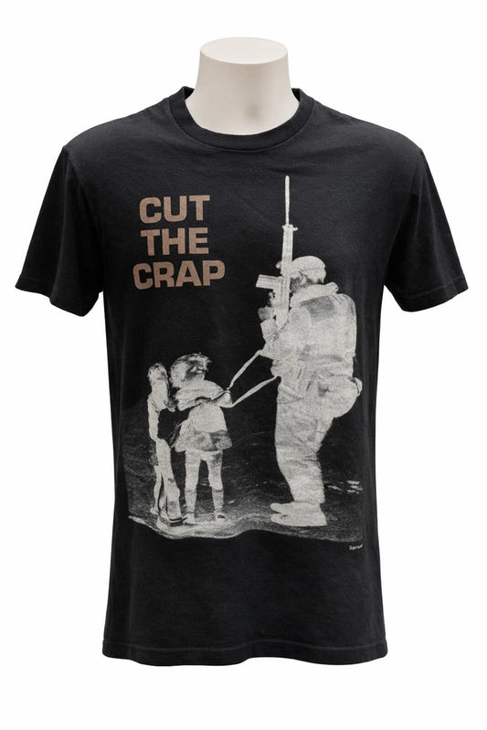 SS09 Supreme Cut The Crap Tee Black Size M