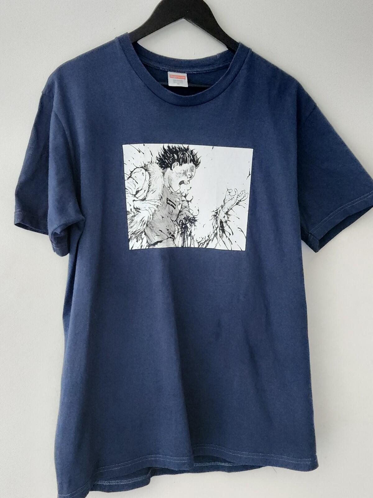 FW17 Supreme x Akira Arm tee size M medium DYED BLUE T-shirt Anime Japanese