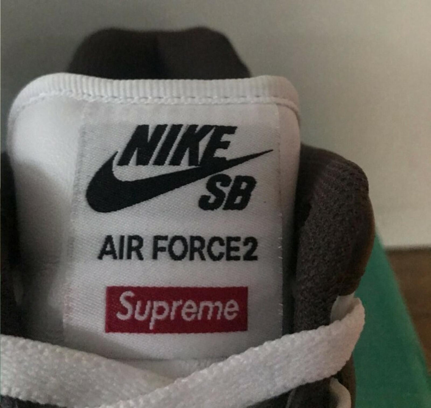 SS17 Supreme x Nike SB Air Force 2 Low Brown US 8.5 UK 7.5  EU 42 lot Trainers