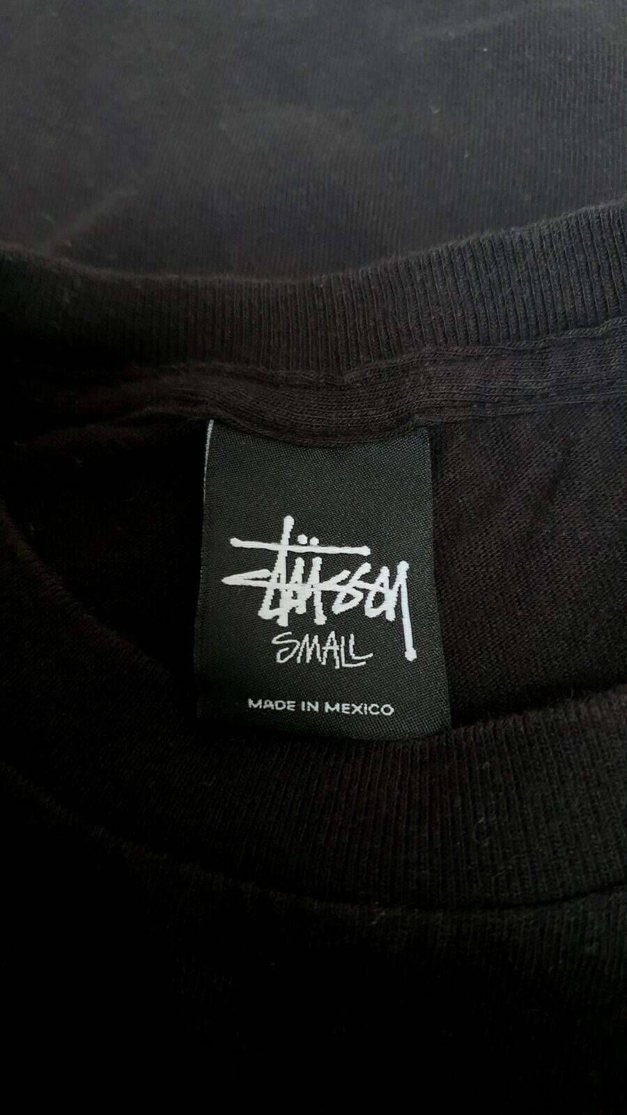 STUSSY camiseta negra n.º 4 talla S